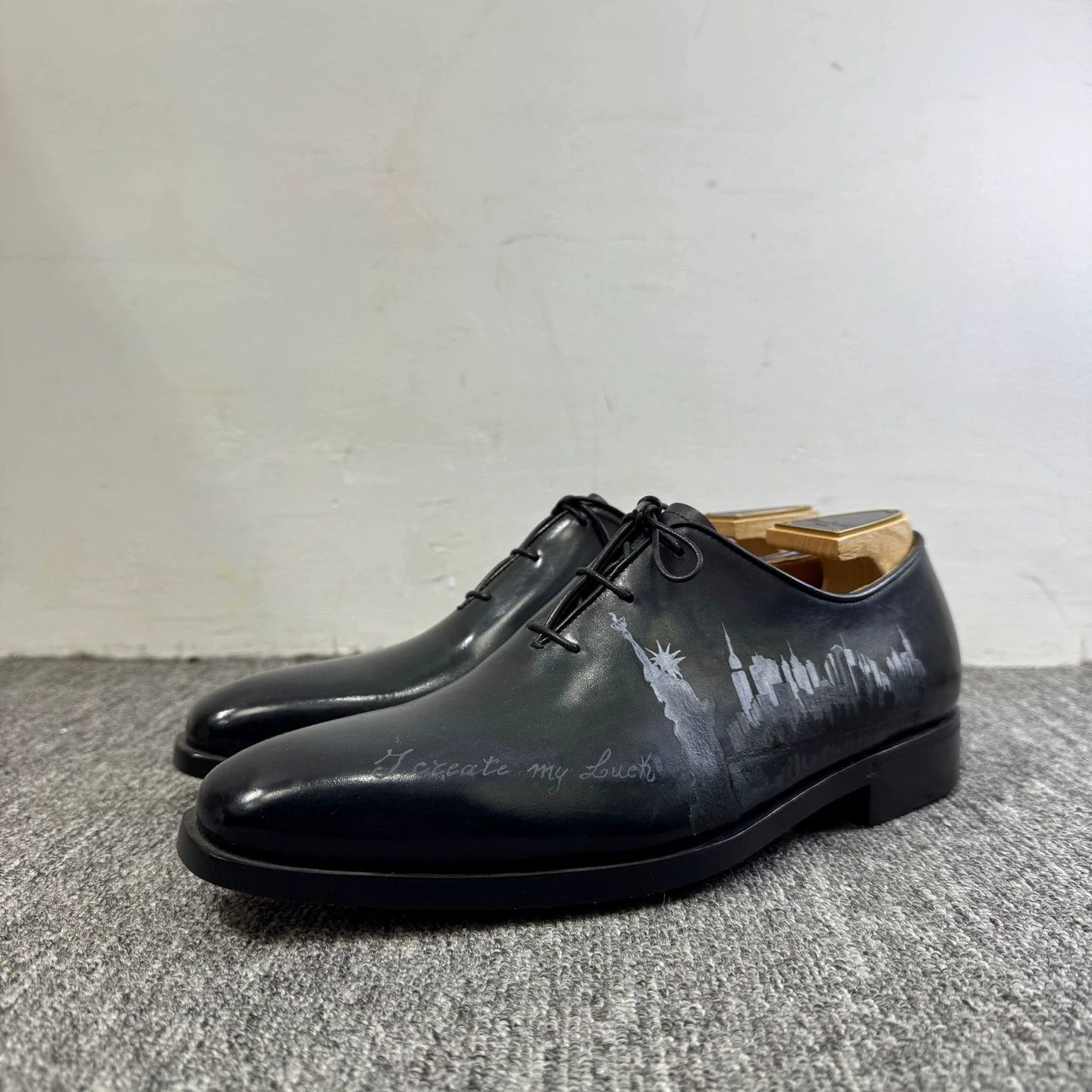 Berluti Berluti Statue of Liberty Tattoo Leather Shoes 6.5 Size US 6.5 / EU 39-40 - 1 Thumbnail