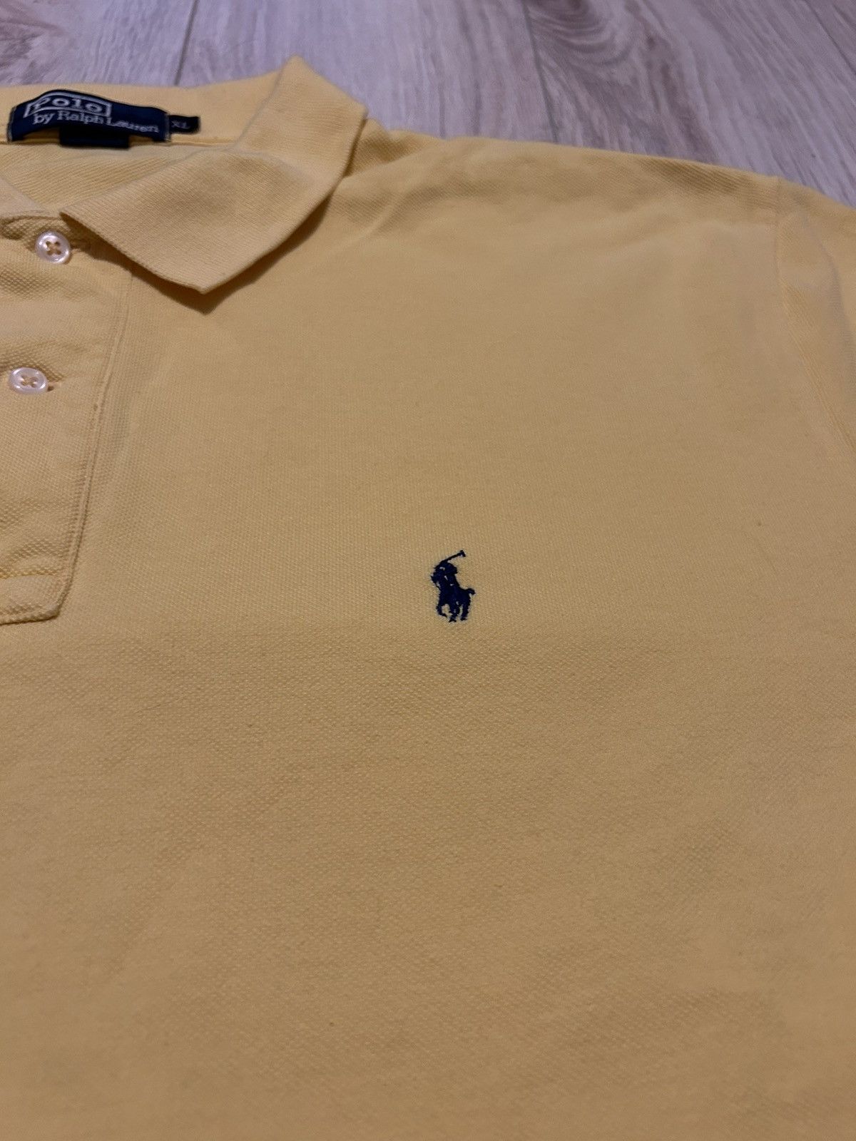 Polo Ralph Lauren Polo by Ralph Lauren yellow basic logo tee Size US XL / EU 56 / 4 - 3 Thumbnail