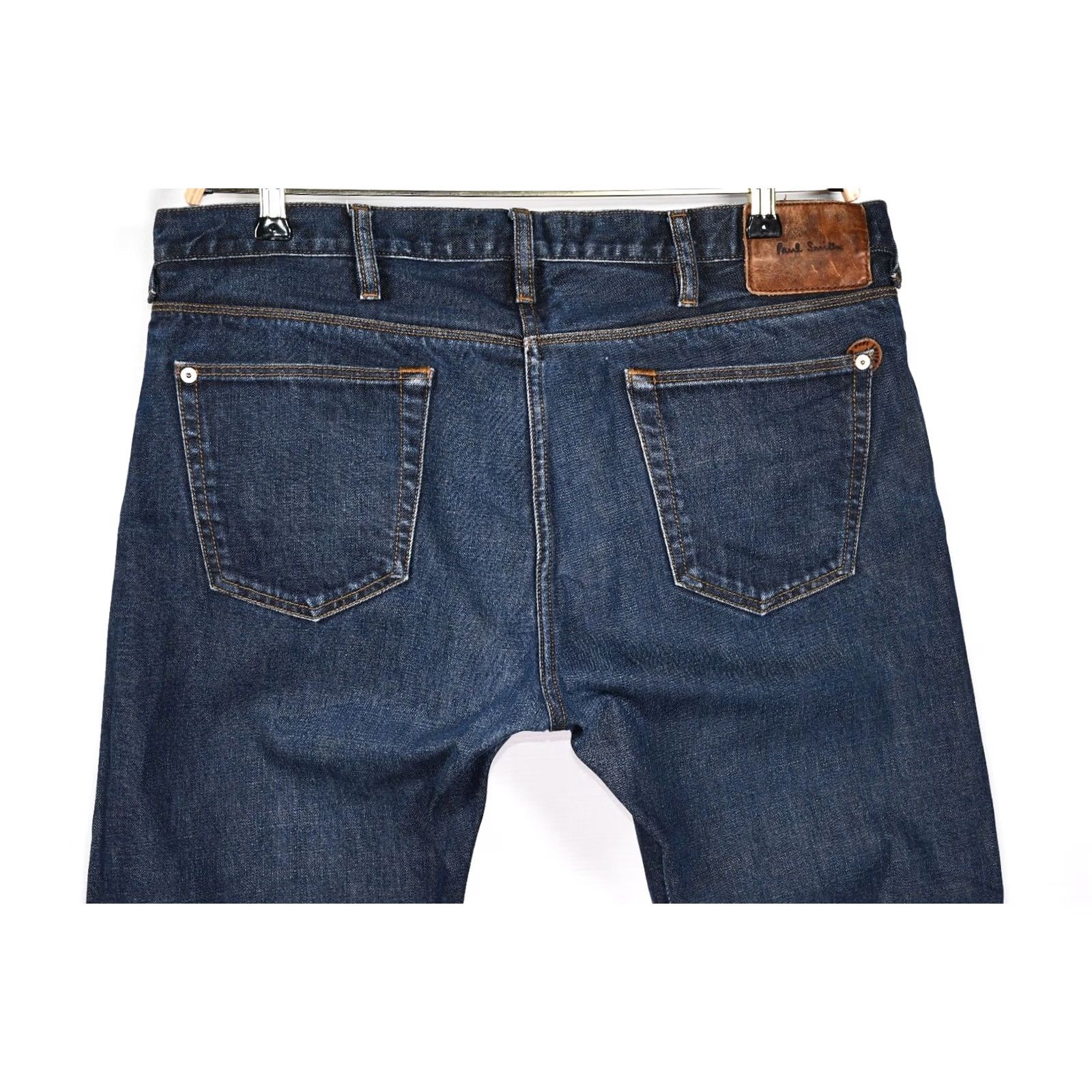 Paul Smith Paul Smith Jeans Button Fly Men's Straight Jeans size 36R Blue Denim Cotton Regular 36R 30in Inseam Mens Jeans 36 R Vintage? No Size US 36 / EU 52 - 2 Thumbnail