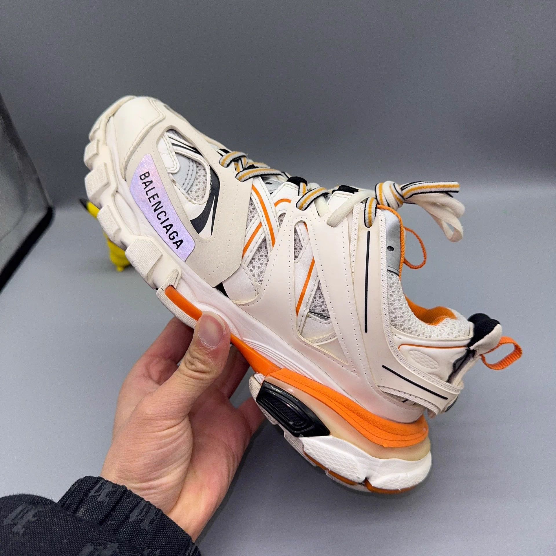 Balenciaga Balenciaga Track White Orange 38 Size US 7 / IT 37 - 5 Thumbnail
