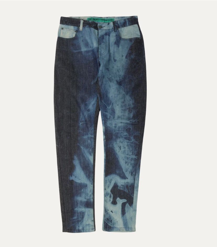 Raf Simons × Sterling Ruby Raf Simons Sterling Ruby SS10 Bleached Jeans Size US 33 - 1 Thumbnail
