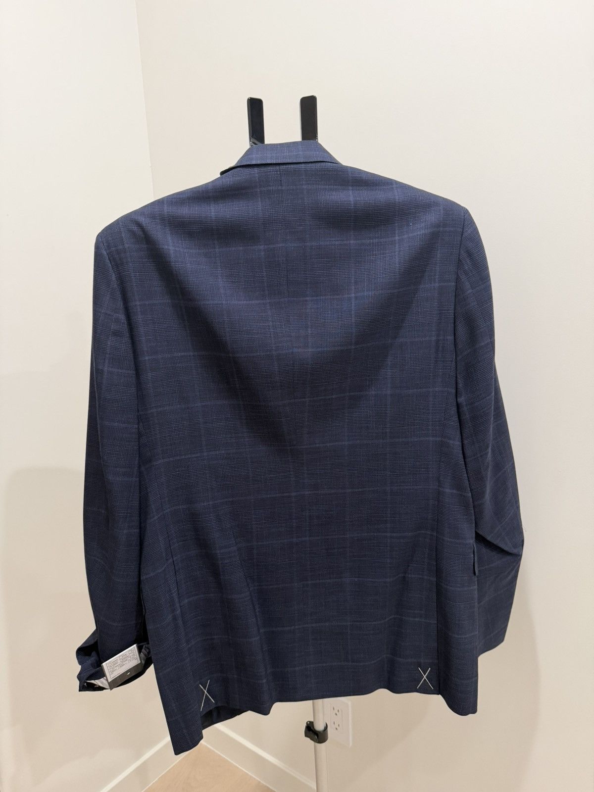 Ermenegildo Zegna Ermenegildo Zegna Navy Windowpane 2-Piece Suit 42R US/52R IT Size 42R - 5 Thumbnail