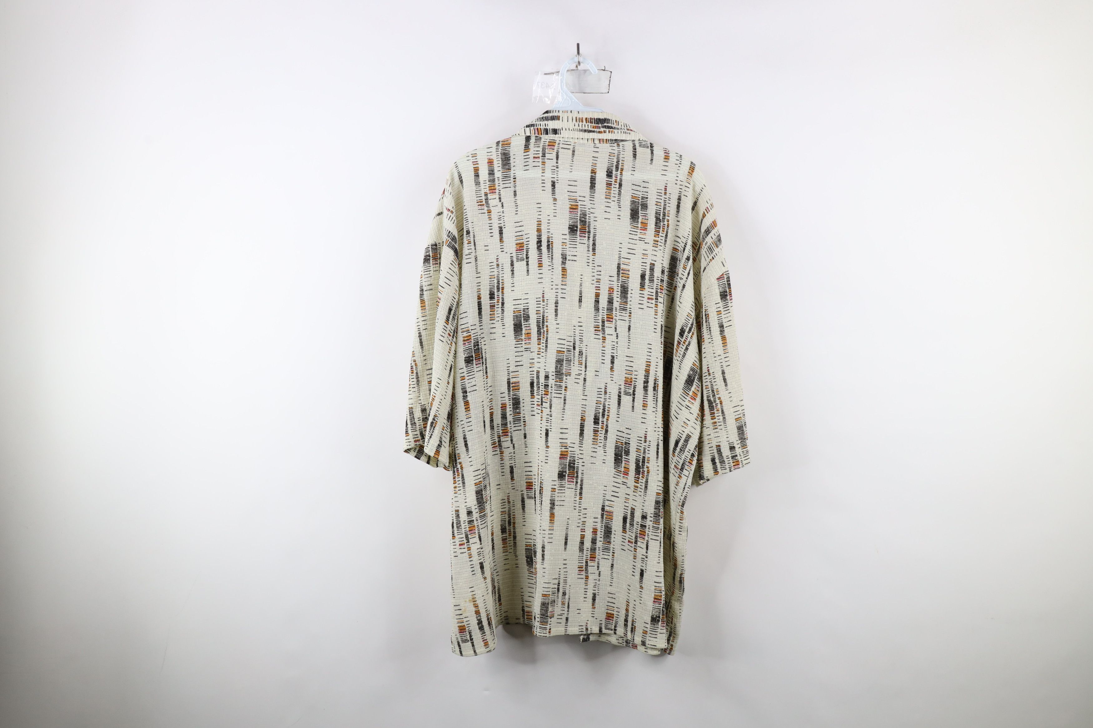 Vintage Vintage 90s Streetwear Hemp Blend Short Sleeve Button Shirt Size US XL / EU 56 / 4 - 8 Thumbnail