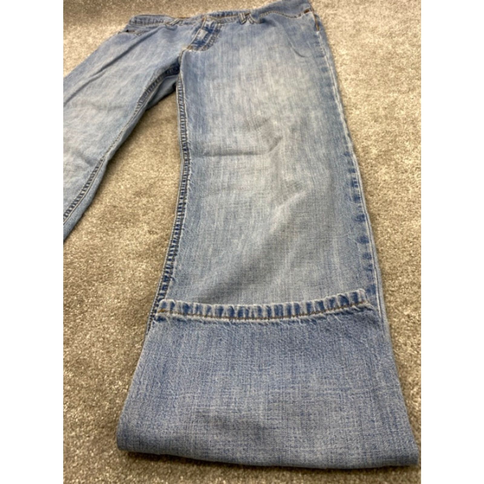 Ralph Lauren Polo Jeans by Ralph Lauren Jeans Womens 12x31 Blue Denim Cotton 5292 34x31 Blue Women Jeans 90s Style Straight Womens Size 24" / US 00 / IT 34 - 3 Thumbnail