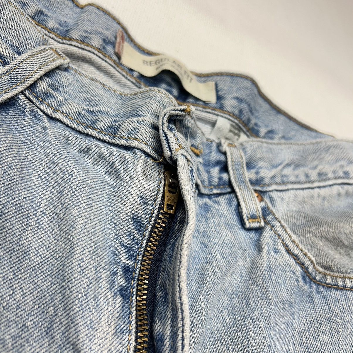 Levi's × Vintage Levis 505 Jeans Blue Straight Regular Fit Denim Y2K Size US 34 / EU 50 - 8 Thumbnail