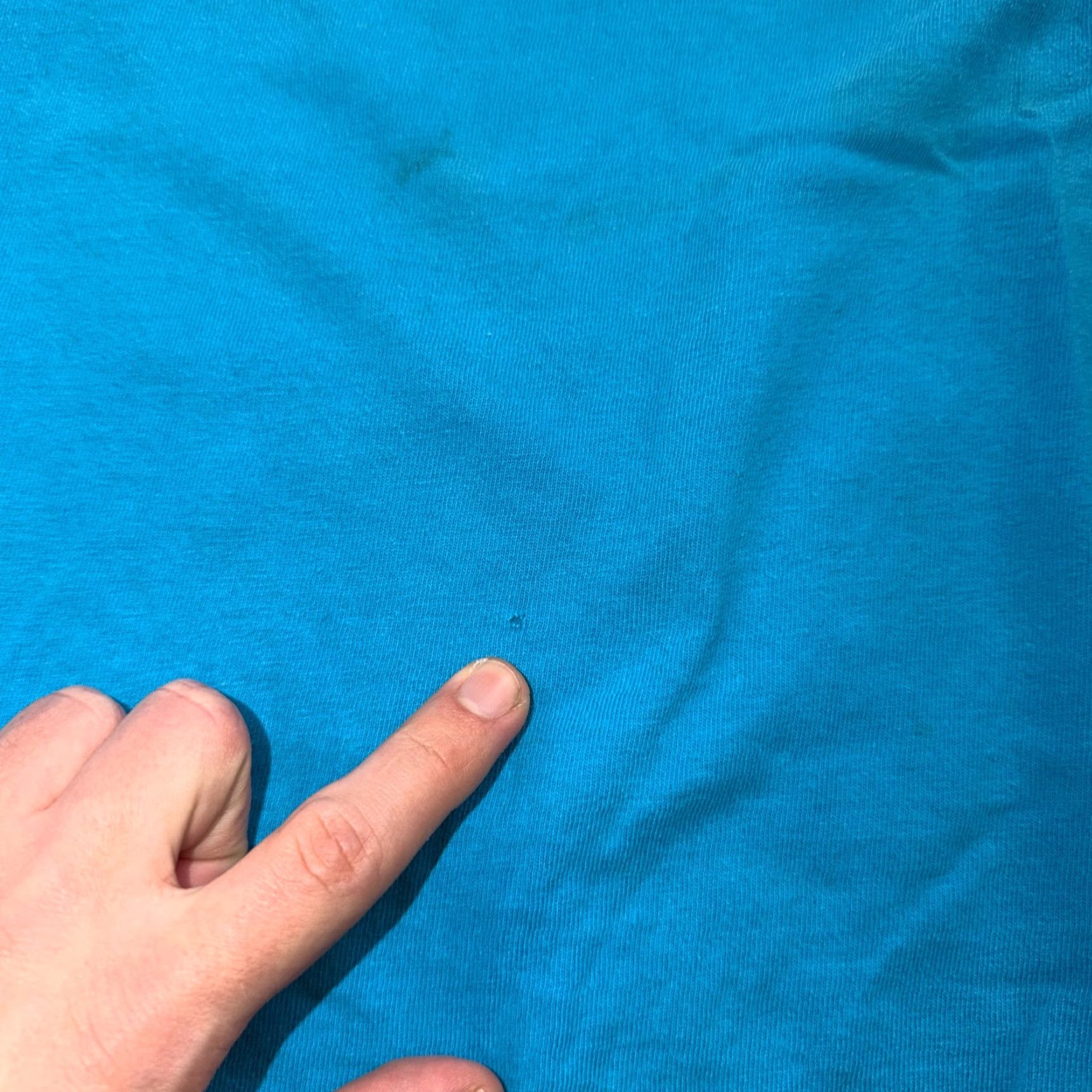 Vintage VINTAGE Oneita XL Blue T Shirt Men Short Sleeve Crew Neck Graphic Alpaca Llama Animals - Blue Long Sleeve Art - 70s 80s 90s - Men Ready Size US XL / EU 56 / 4 - 4 Thumbnail