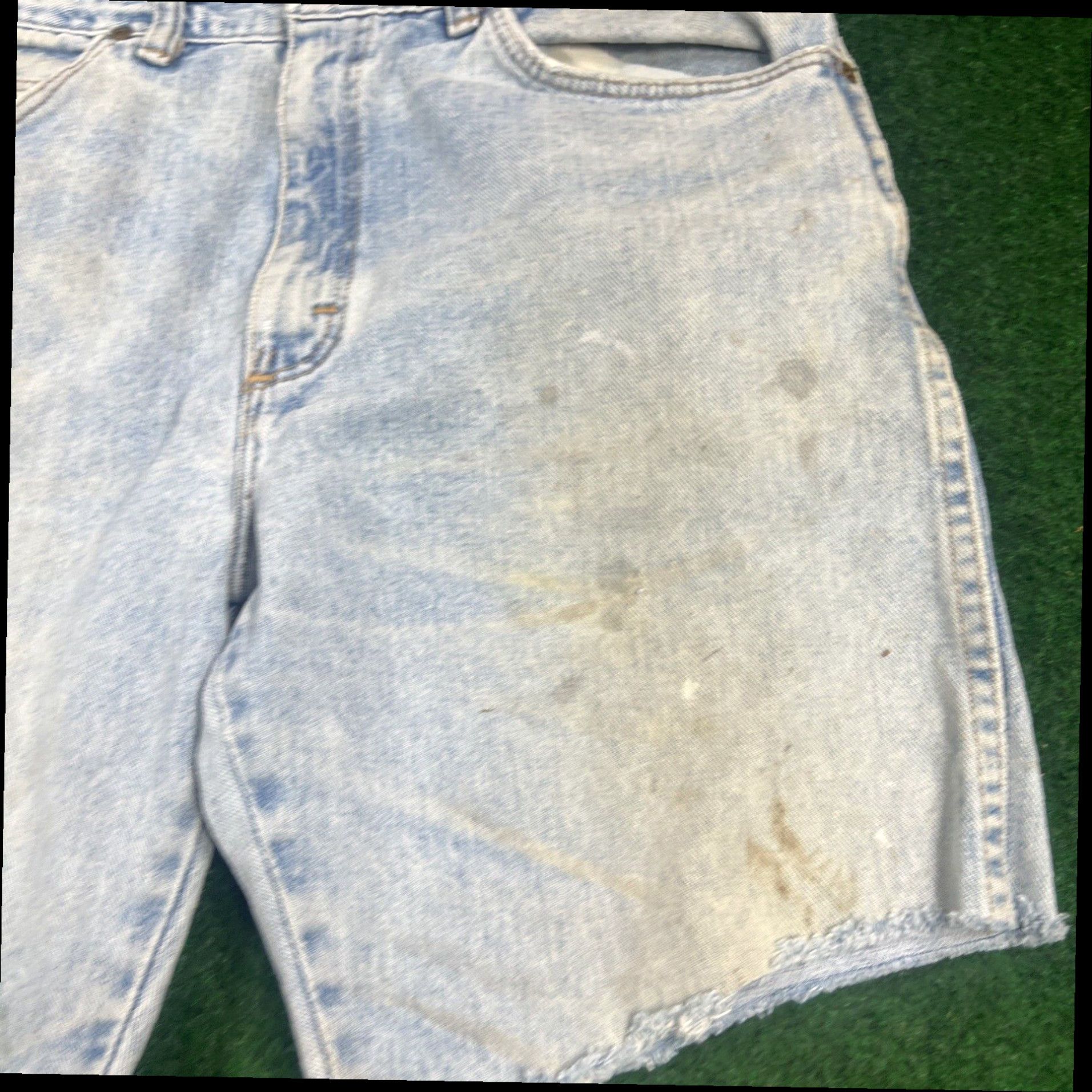 Wrangler Wrangler Denim Light blue Jean Shorts Men’s Size 32 Relaxed Fit Work Dirty Size US 32 / EU 48 - 2 Thumbnail
