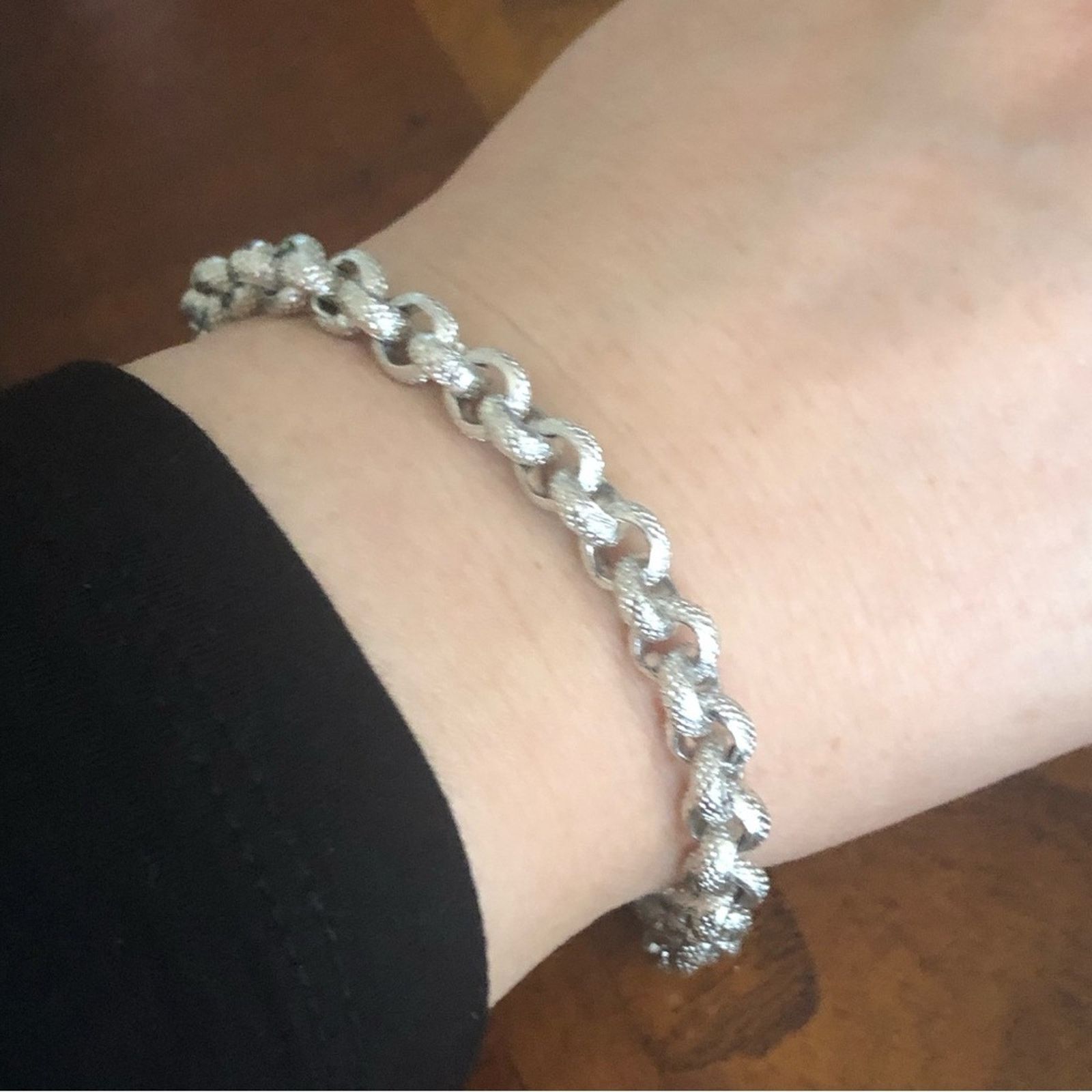Vintage Vintage Sarah Coventry aluminum link bracelet Size ONE SIZE - 1 Thumbnail