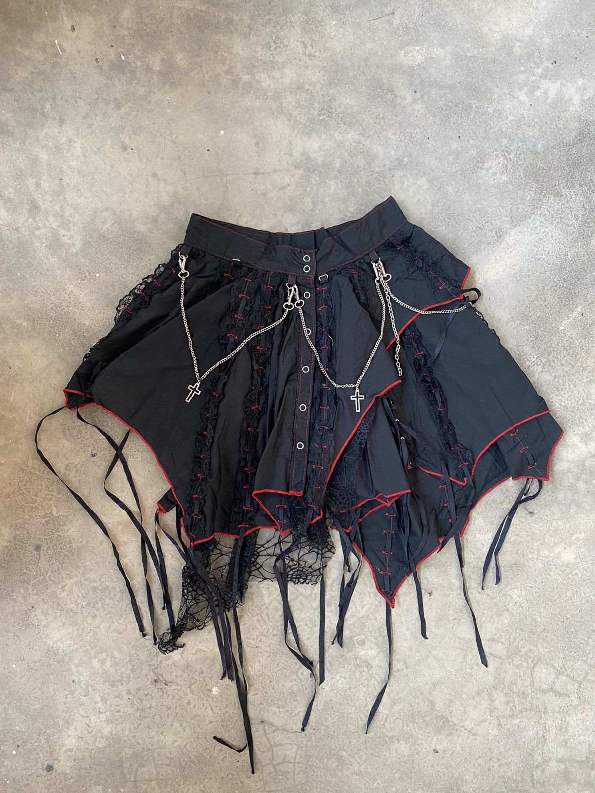 Designer ANARCHY BONDAGE MAD PUNKS SKIRT | Grailed