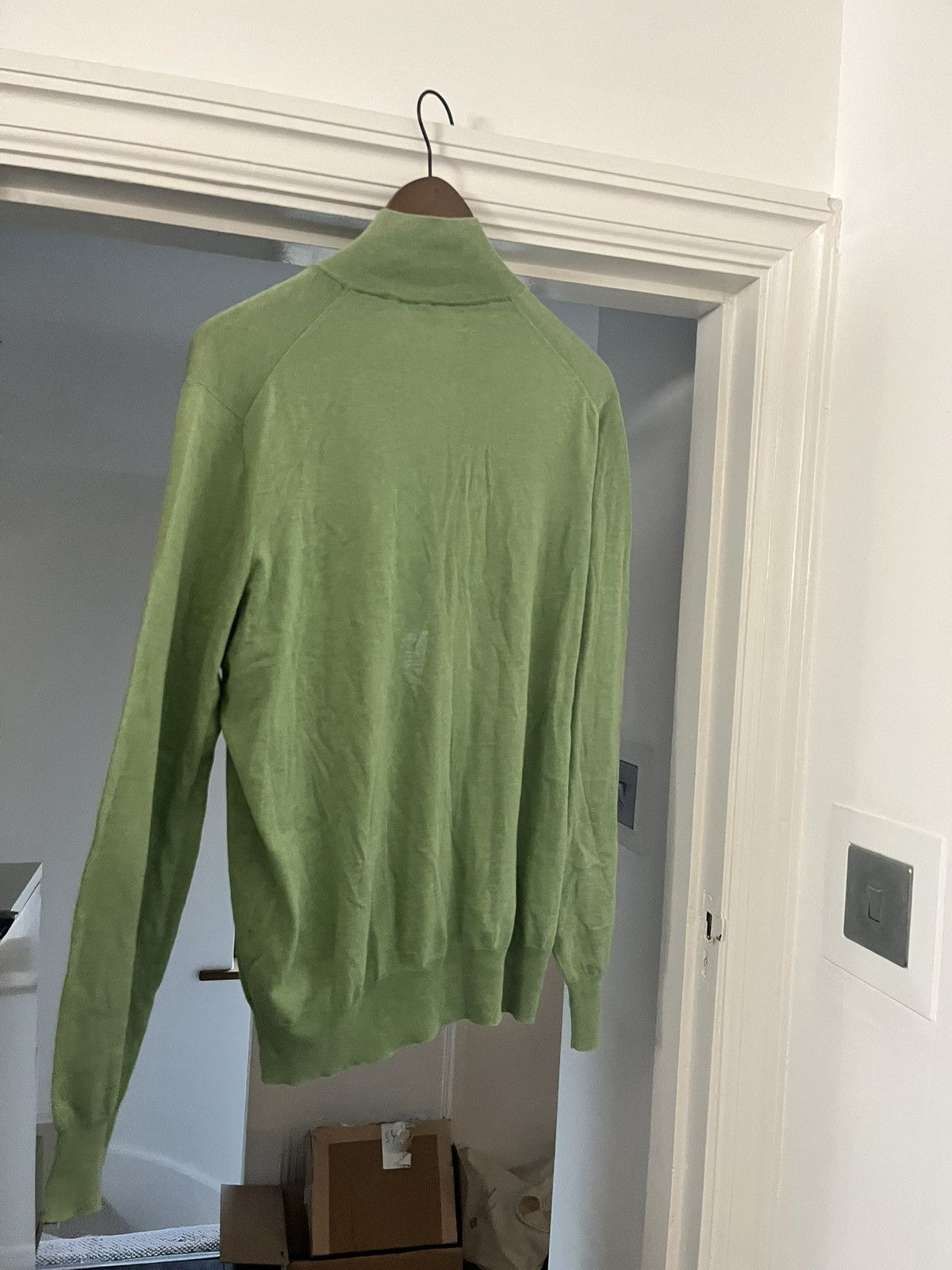 Loro Piana Brunello cucinelli green full zip cardigan size medium Size US M / EU 48-50 / 2 - 4 Thumbnail