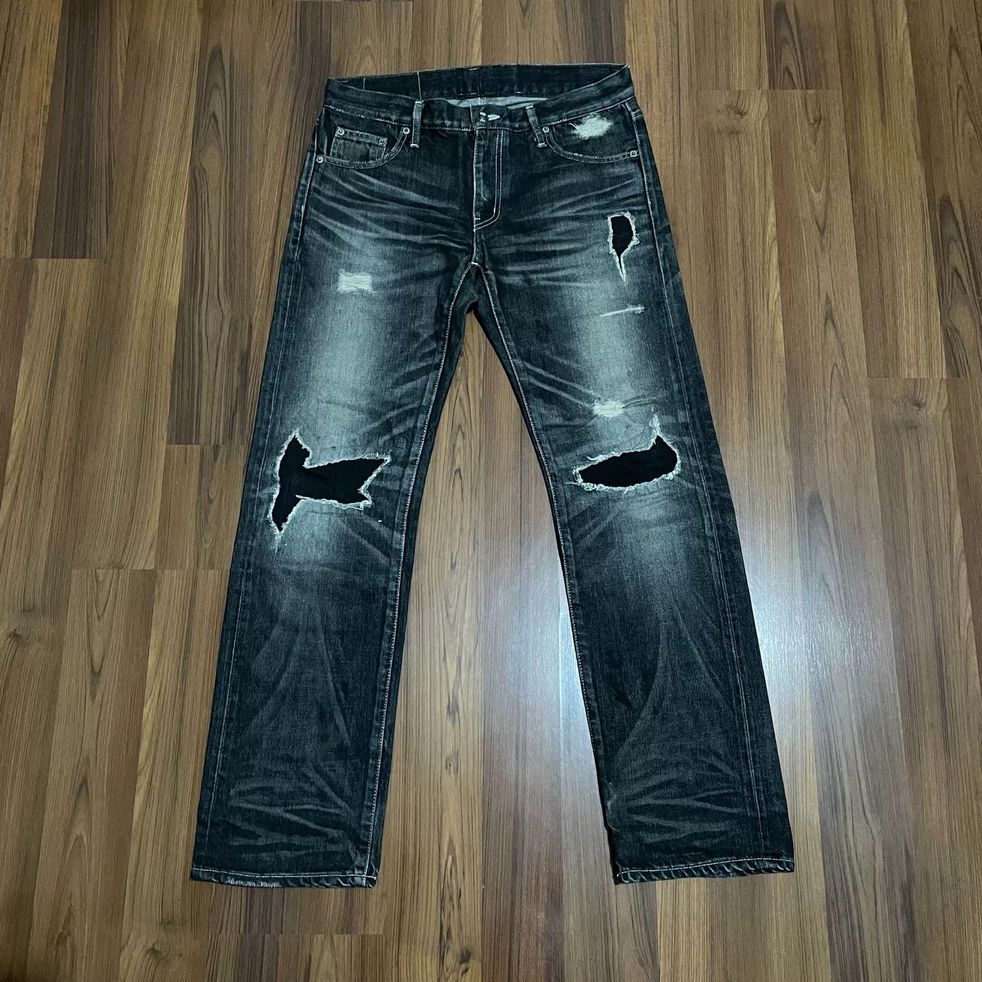 Neighborhood NEIGHBORHOOD 06EX Selvedge Denim Pants Size US 26 / EU 42 - 1 Thumbnail