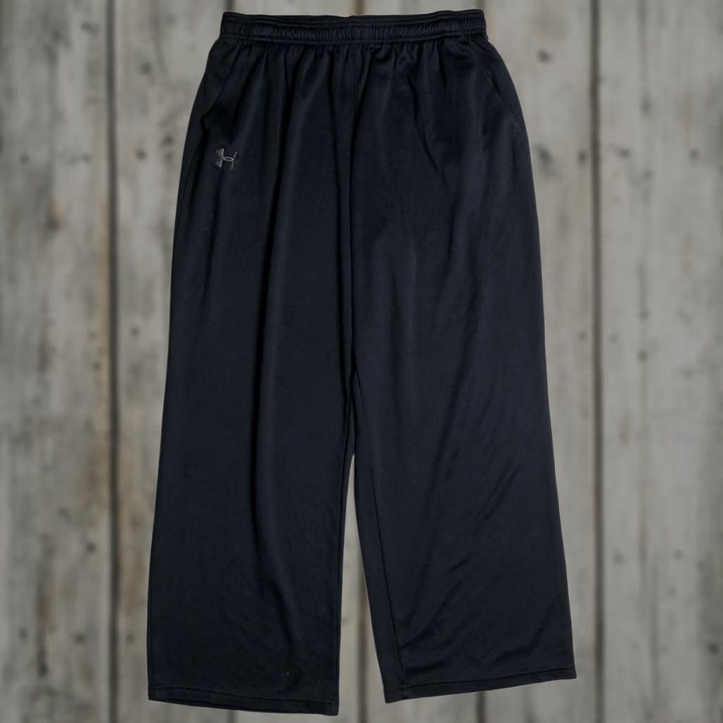 Under Armour VINTAGE Under Armour Black Track Pants Large Athletic Sportswear Pants Size US 33 - 1 Thumbnail