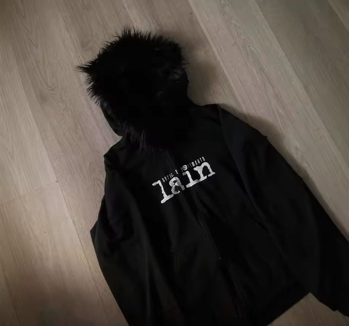Other Dark Retro Ins Style Anime Lain Fur Hat Hoodies Size US M / EU 48-50 / 2 - 2 Thumbnail