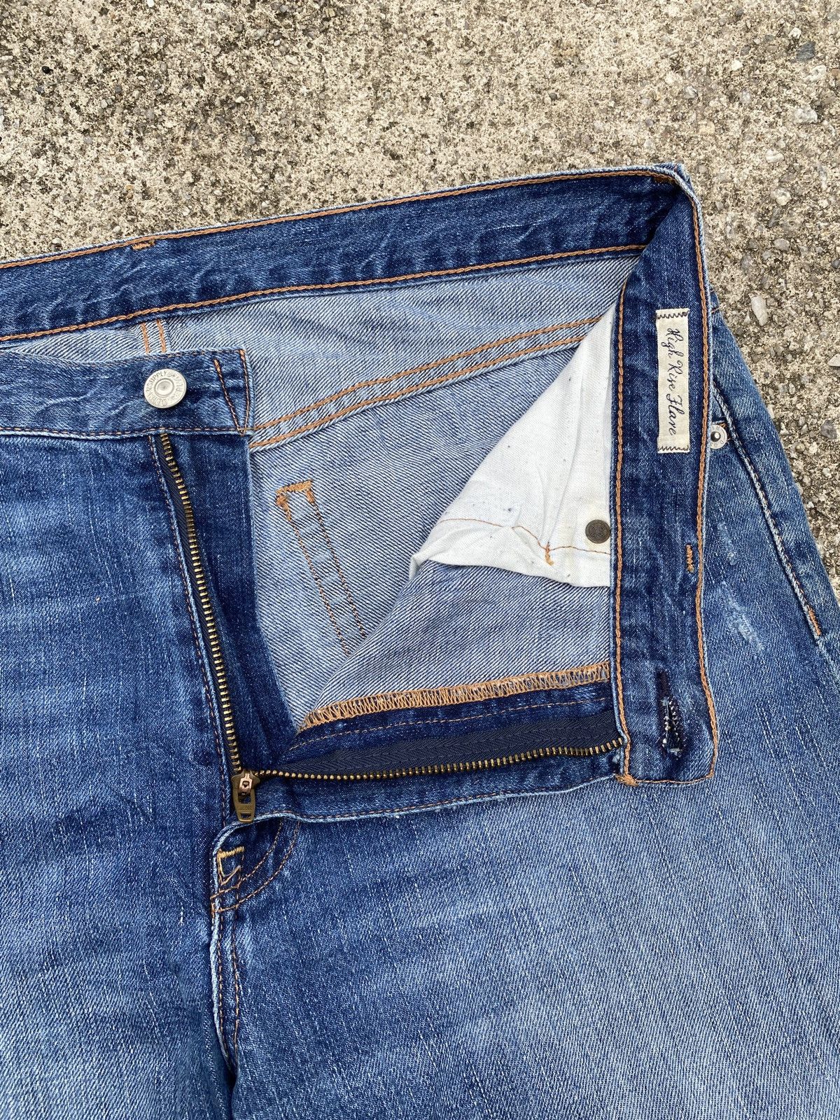 Denim & Supply Ralph Lauren × Polo Ralph Lauren × Ralph Lauren 2000s - Denim & Supply Ralph Lauren High Rise Flare Jeans Size US 34 / EU 50 - 16 Thumbnail
