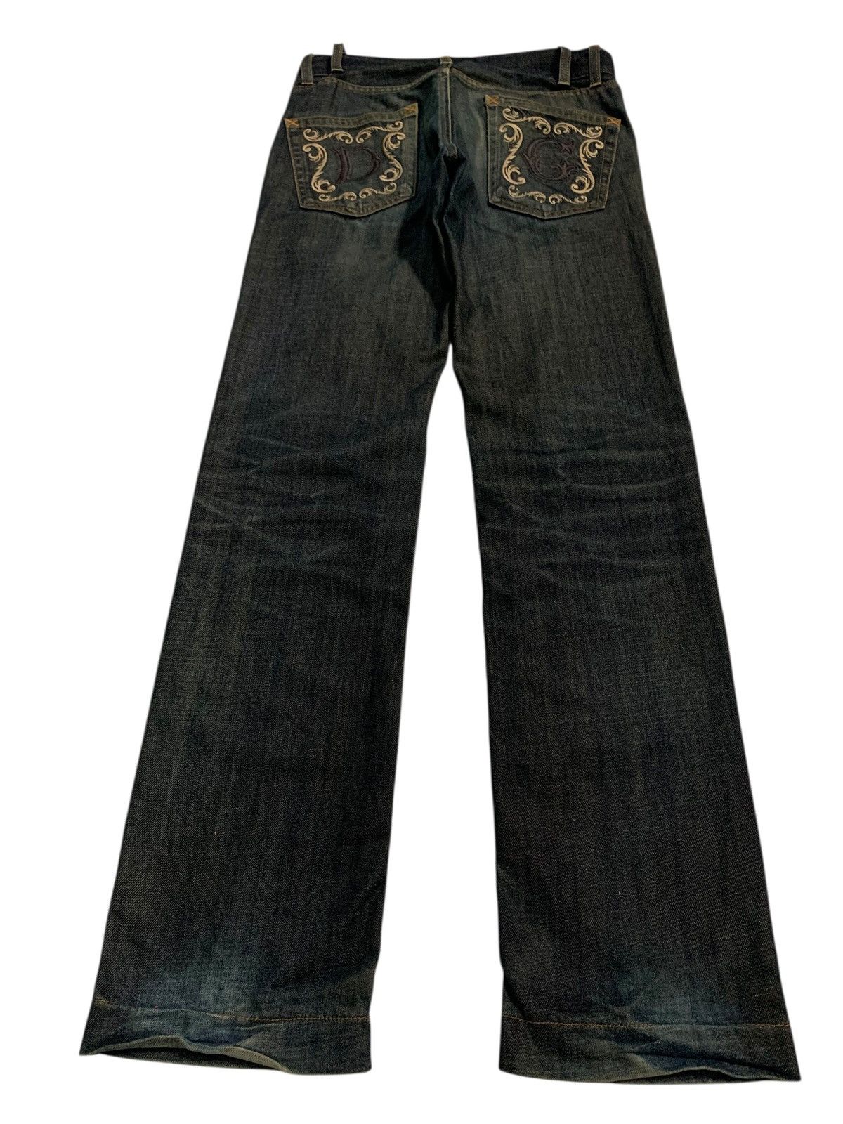 Dolce & Gabbana VINTAGE DOLCE & GABBANA EMBROIDERY LOGO RUSTY ITALY DENIM Size US 31 - 4 Thumbnail