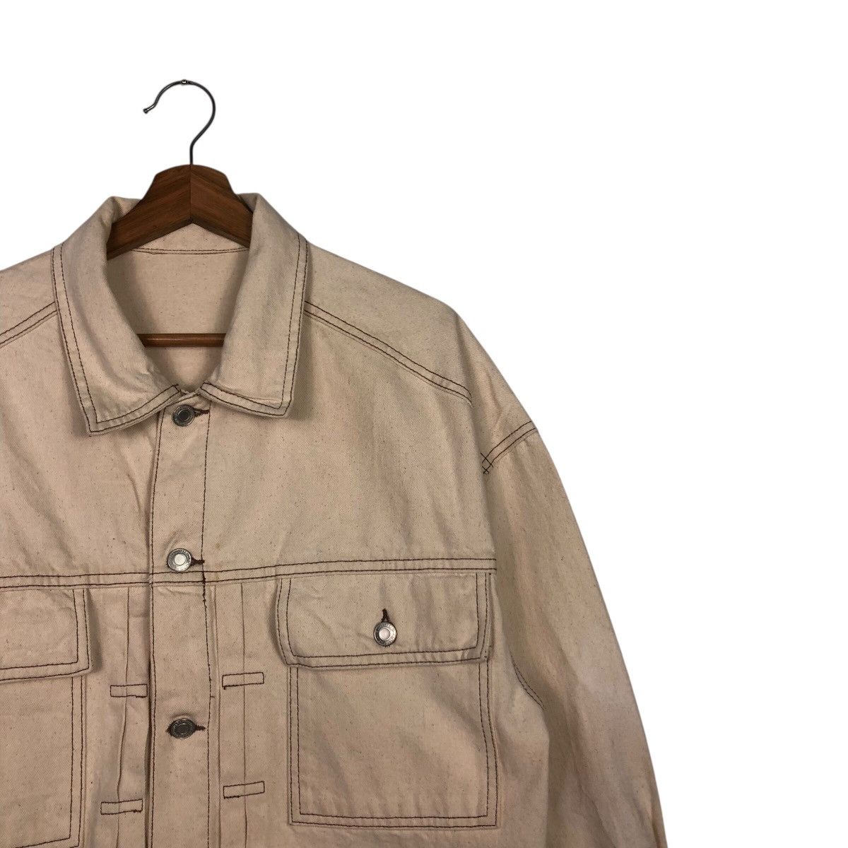 Vintage 📌Vintage Cropped Biker Jacket Double Pocket Issey Miyake Size US M / EU 48-50 / 2 - 7 Thumbnail