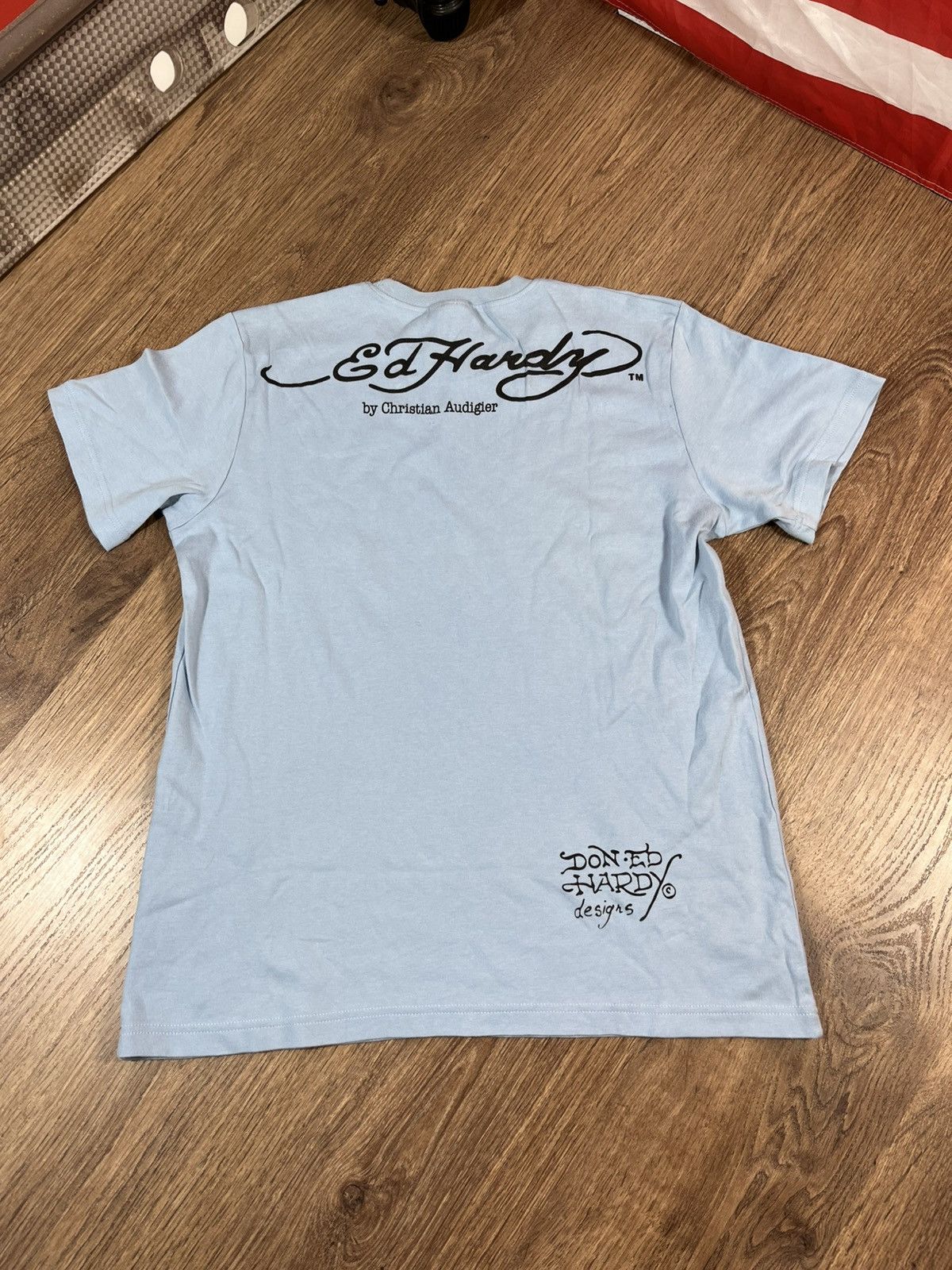 Ed Hardy Ed Hardy T Shirt Skull Vintage Size US XL / EU 56 / 4 - 9 Thumbnail