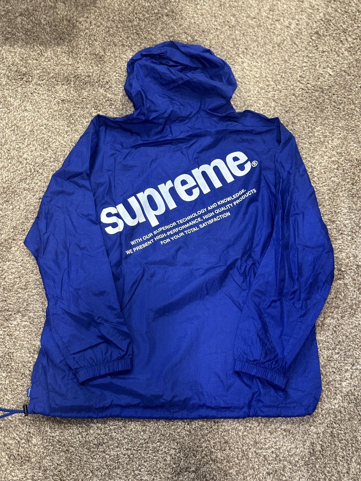 Supreme Supreme SAMPLE Nylon Packable Poncho Jacket - Royal Large Size US L / EU 52-54 / 3 - 2 Thumbnail
