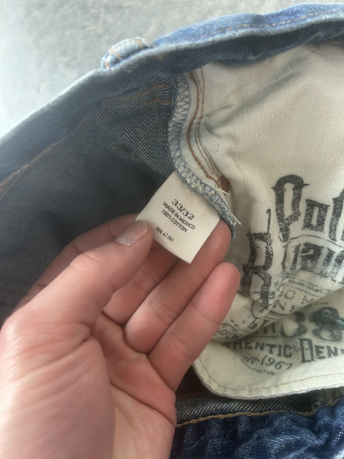Polo Ralph Lauren × Vintage Vintage Y2K Polo Ralph Lauren Denim Jeans 34x32 Slim Fit Size US 34 / EU 50 - 7 Thumbnail
