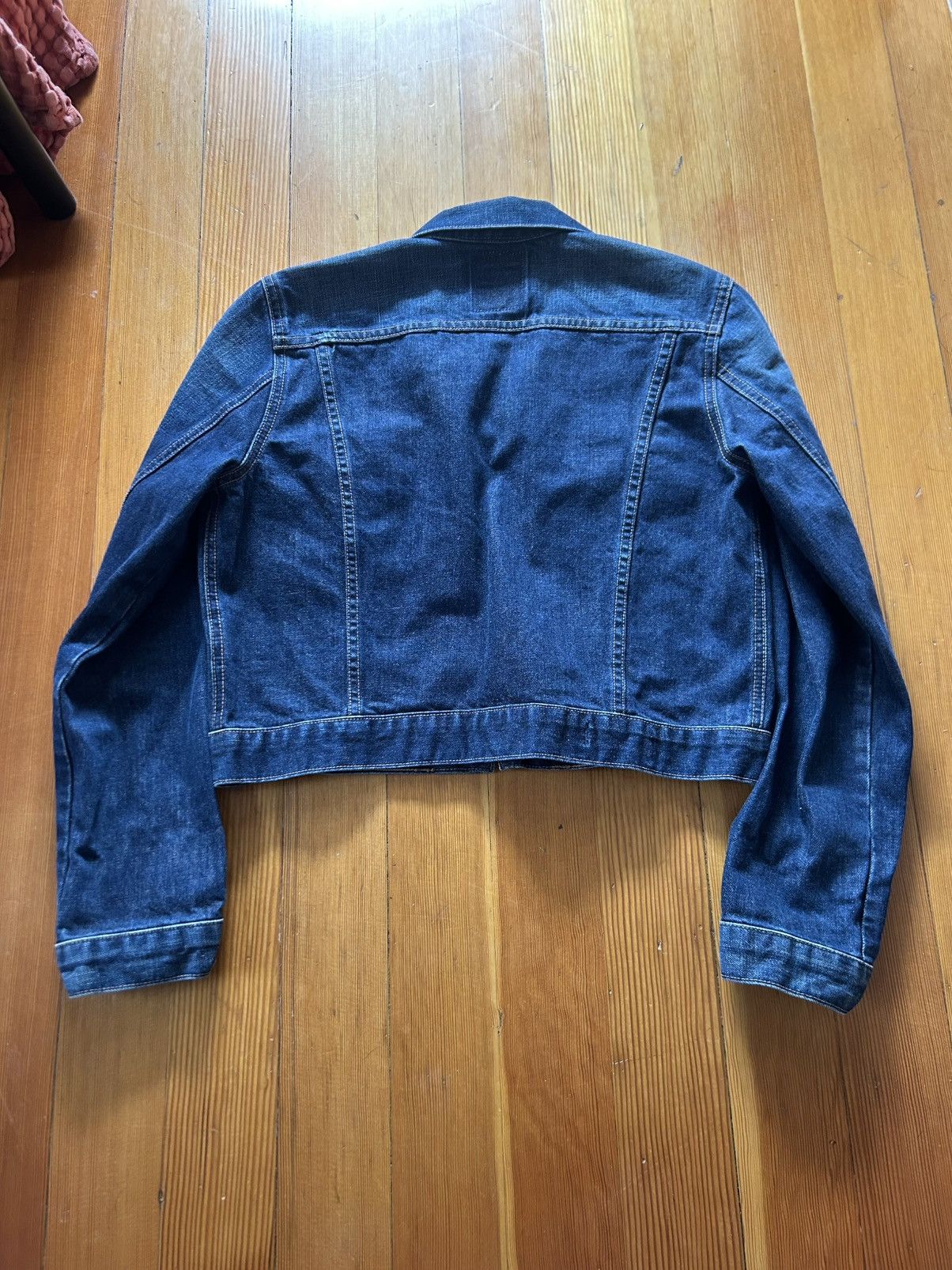 Other Cropped Vintage Red Engine Demin Jacket Size M / US 6-8 / IT 42-44 - 4 Thumbnail
