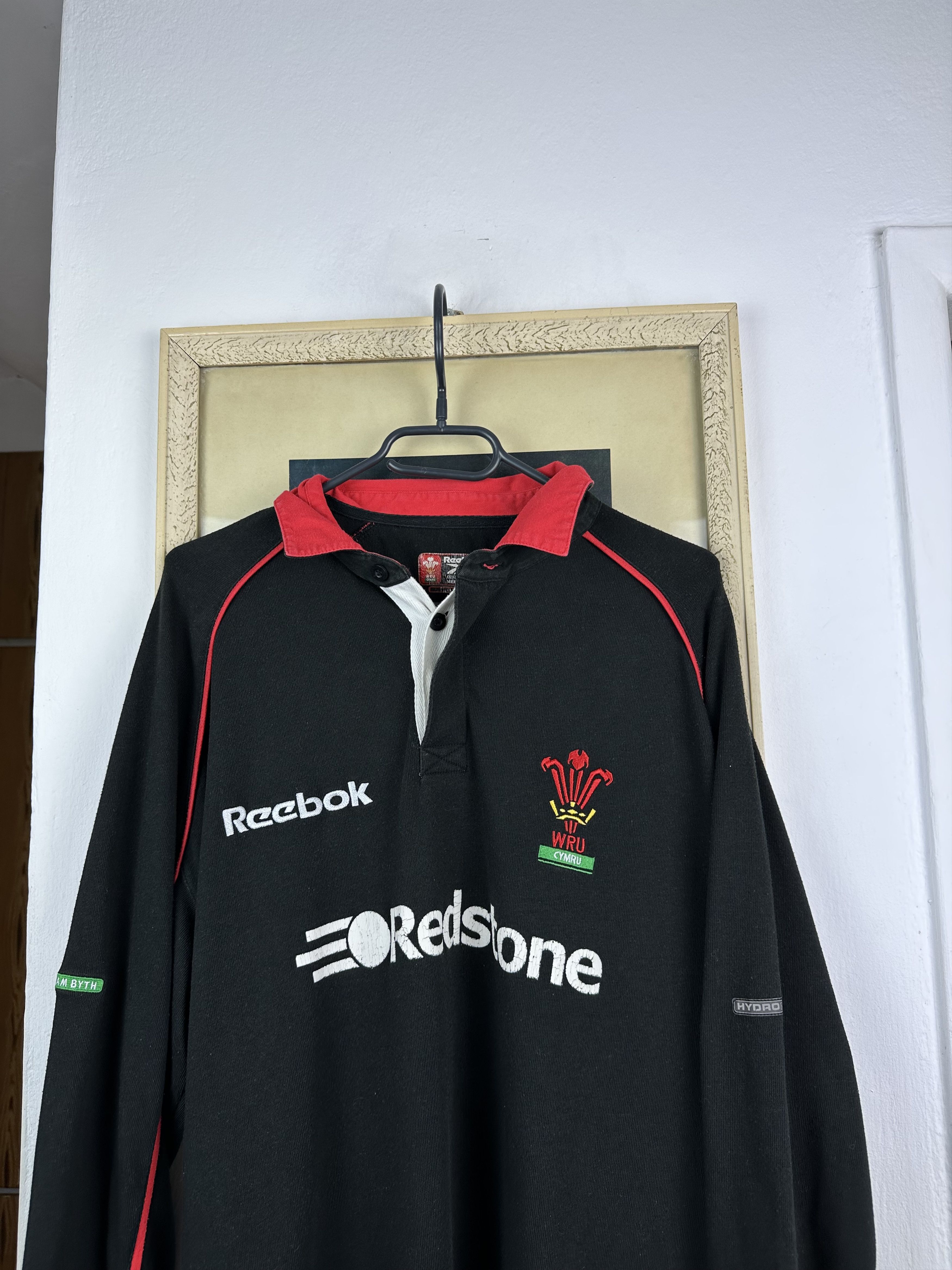 Vintage Vintage Wales Rugby Jersey Rare Reebok Hype Sport Size US L / EU 52-54 / 3 - 2 Thumbnail