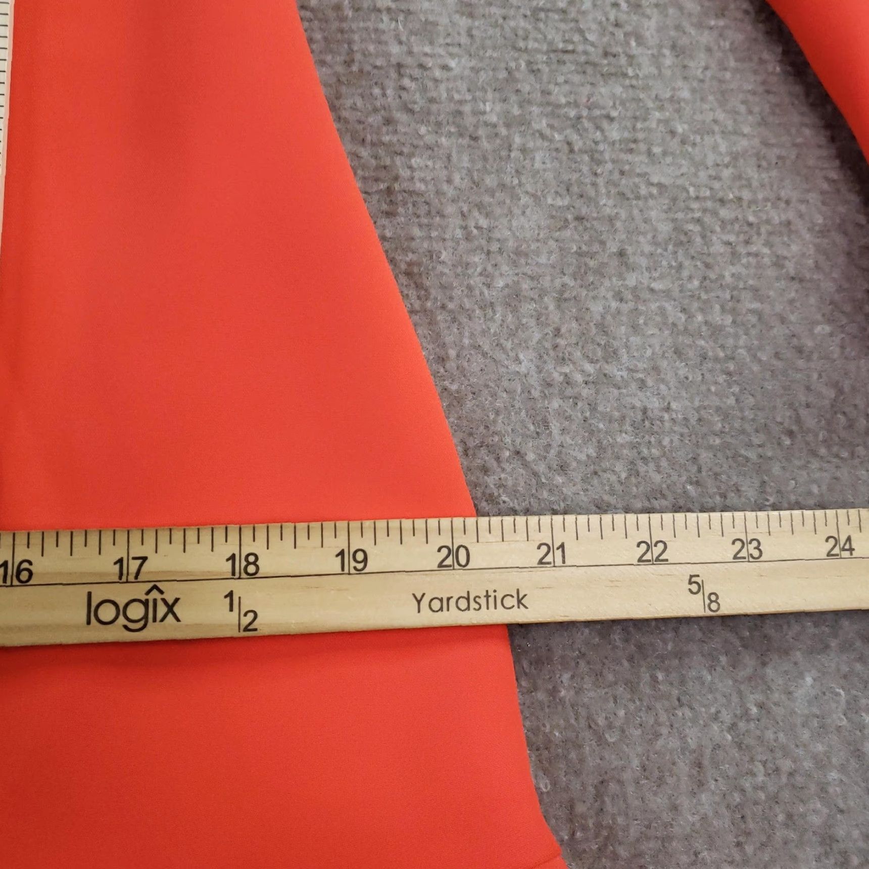 Bell VINTAGE: Sail to Sable Dress Womens Size 6 Orange Bell Sleeve Ruffle Hem Party Sheath Z Size M / US 6-8 / IT 42-44 - 4 Thumbnail