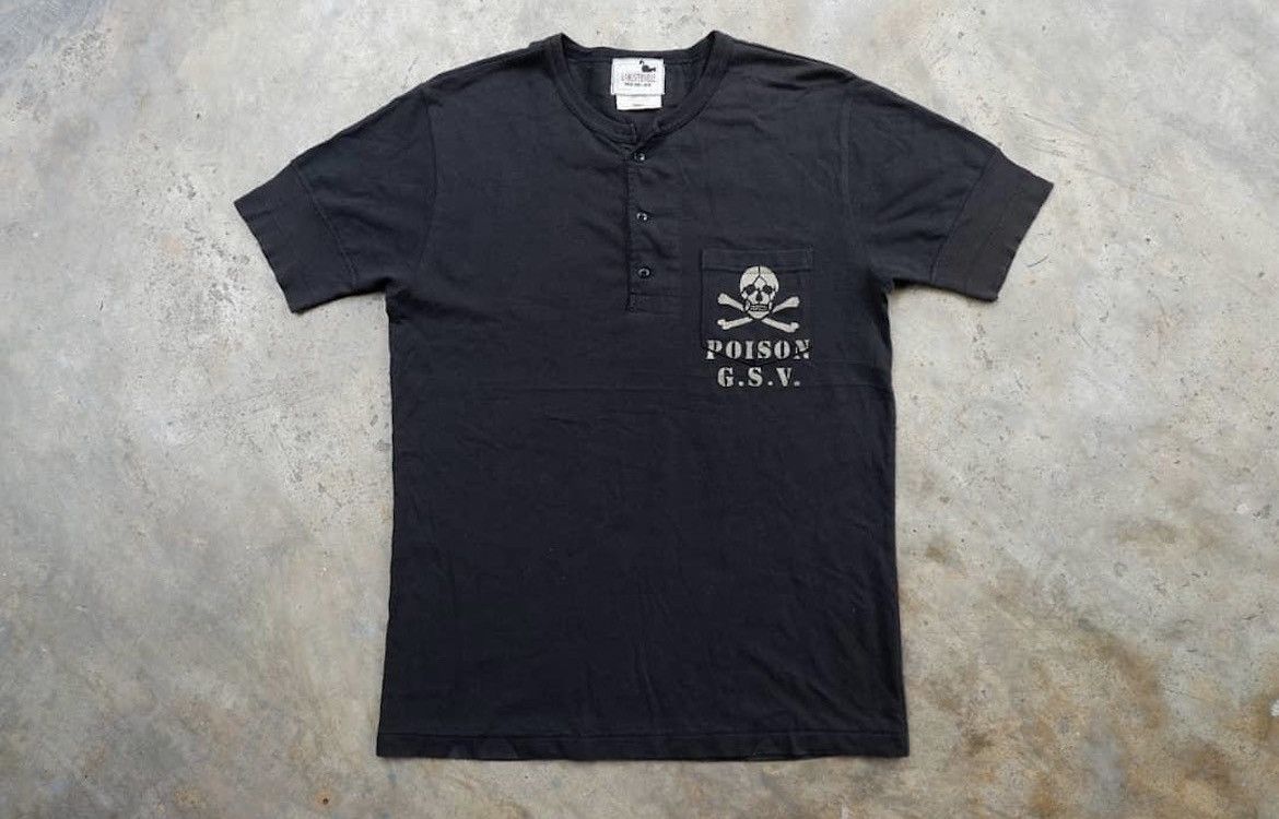 Japanese Brand Gangsterville pocket t shirt Size US S / EU 44-46 / 1 - 1 Thumbnail
