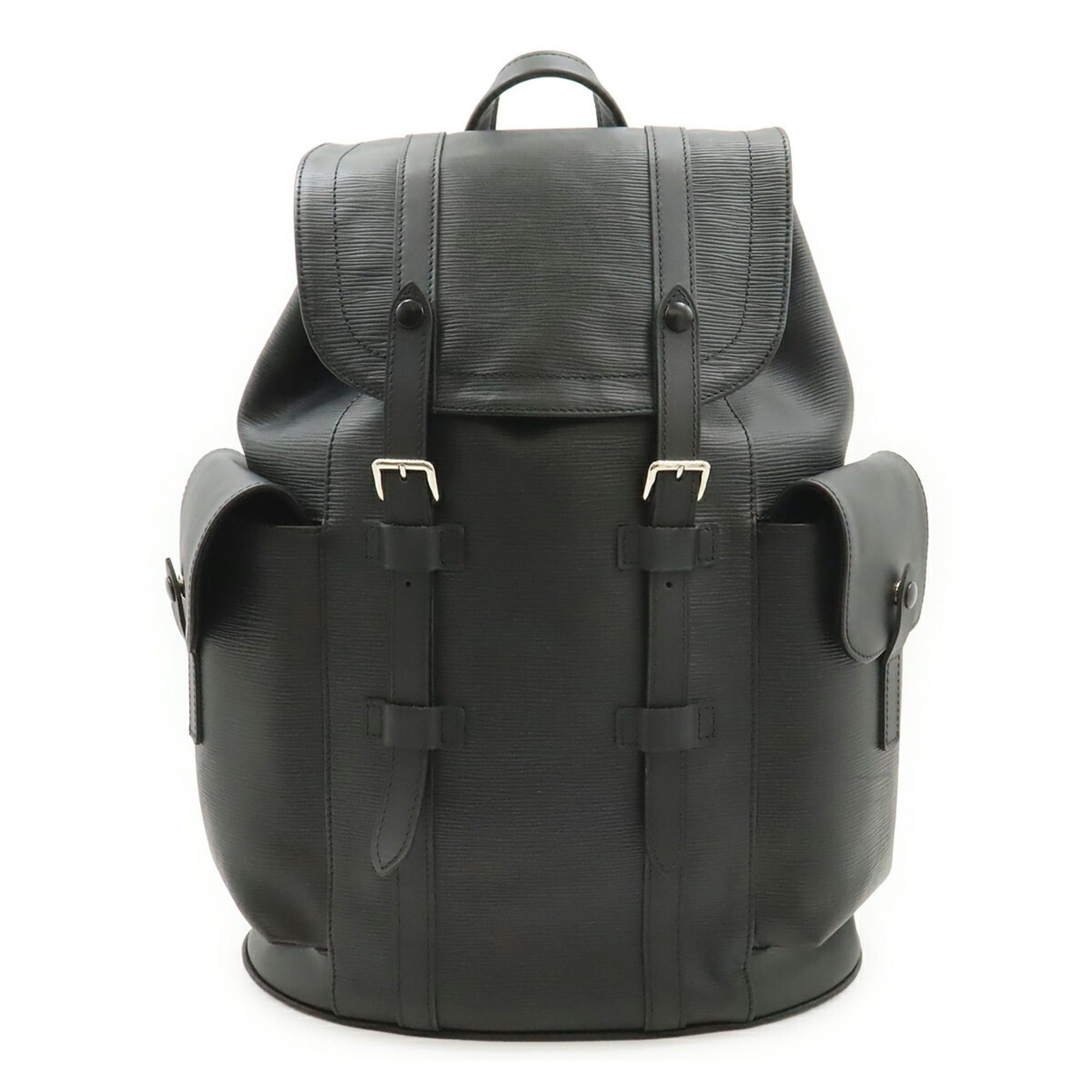 Louis Vuitton LOUIS VUITTON Epi Christopher PM Backpack, Leather, Black (M50159) Size ONE SIZE - 1 Thumbnail