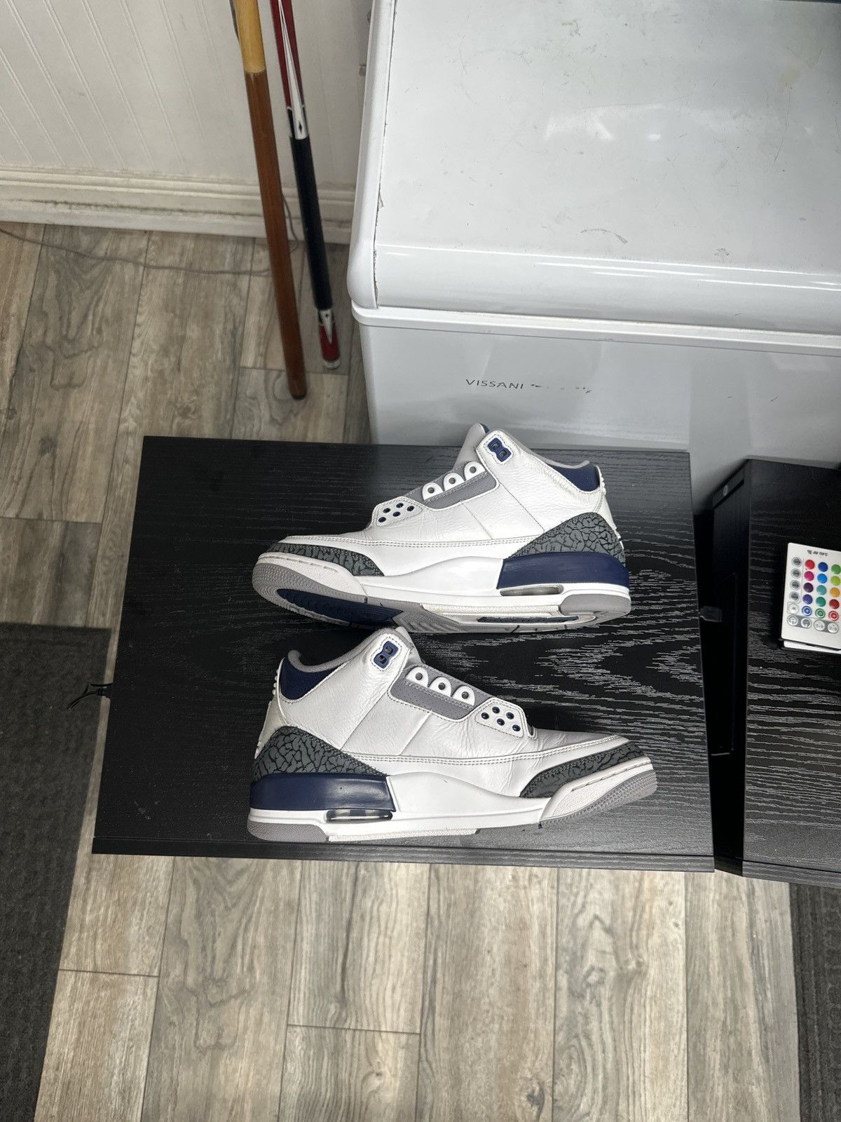 Jordan Brand Jordan 3 Retro Midnight Navy Size US 9 / EU 42 - 2 Thumbnail