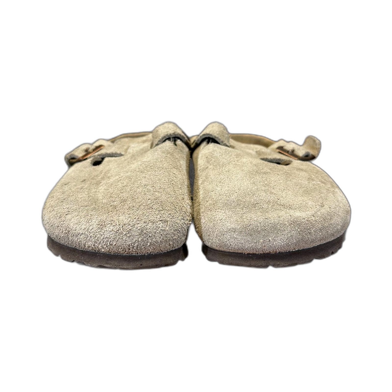 Birkenstock Birkenstock Boston Soft Footbed Suede Taupe Clogs Women's Si Size US 5.5 / EU 38 - 3 Thumbnail