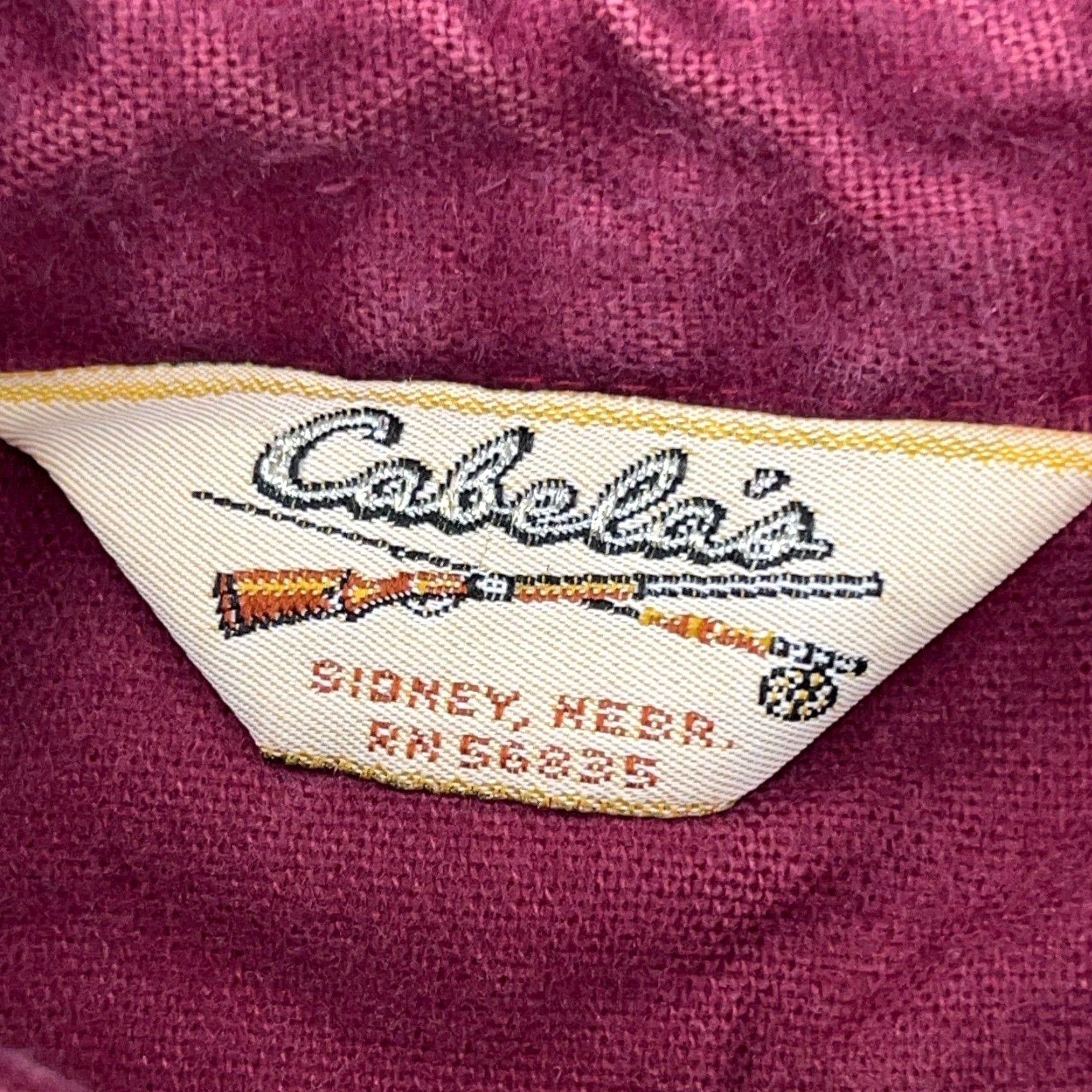 Vintage VINTAGE Cabela's Shirt Men L Red Button-Up Heavyweight Flannel 90s 80s Size US L / EU 52-54 / 3 - 3 Thumbnail