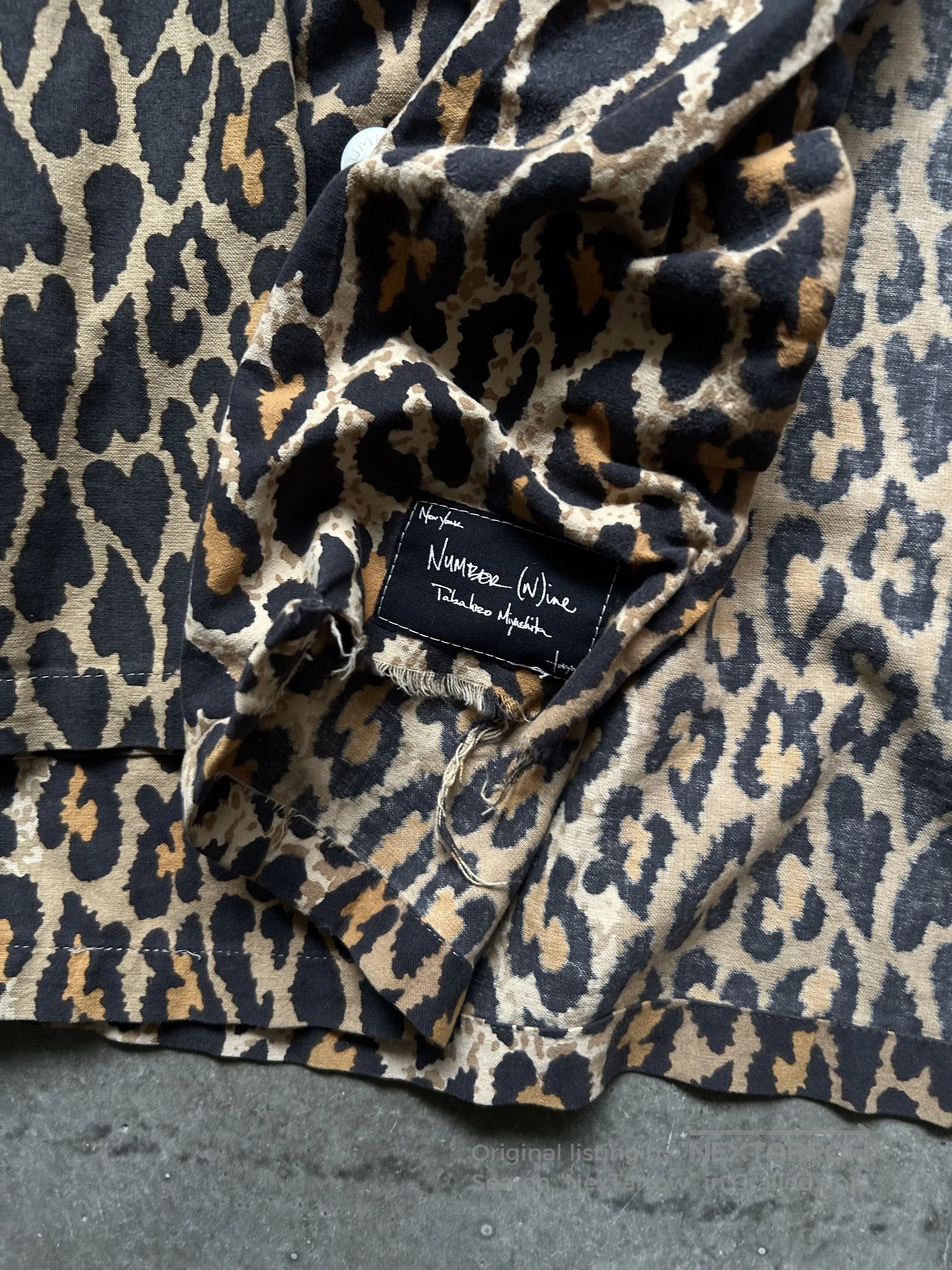 DEN IM by SIKI IM Number (N)ine 03AW Leopard Print Shirt. Size US M / EU 48-50 / 2 - 8 Thumbnail