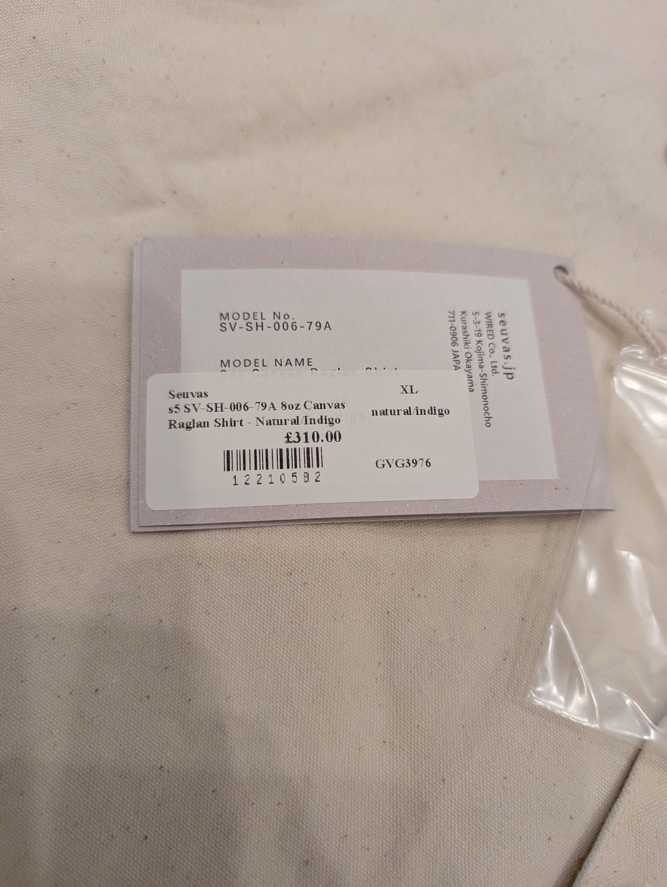 Other NWT SOLD OUT Seuvas SV-SH-006-79A 8oz Raglan Shirt Size US XL / EU 56 / 4 - 4 Thumbnail
