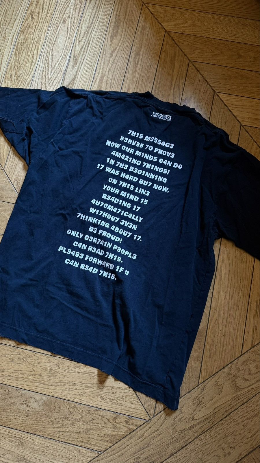 Vetements Brain Power Embroidered Tee Size US XS / EU 42 / 0 - 7 Thumbnail