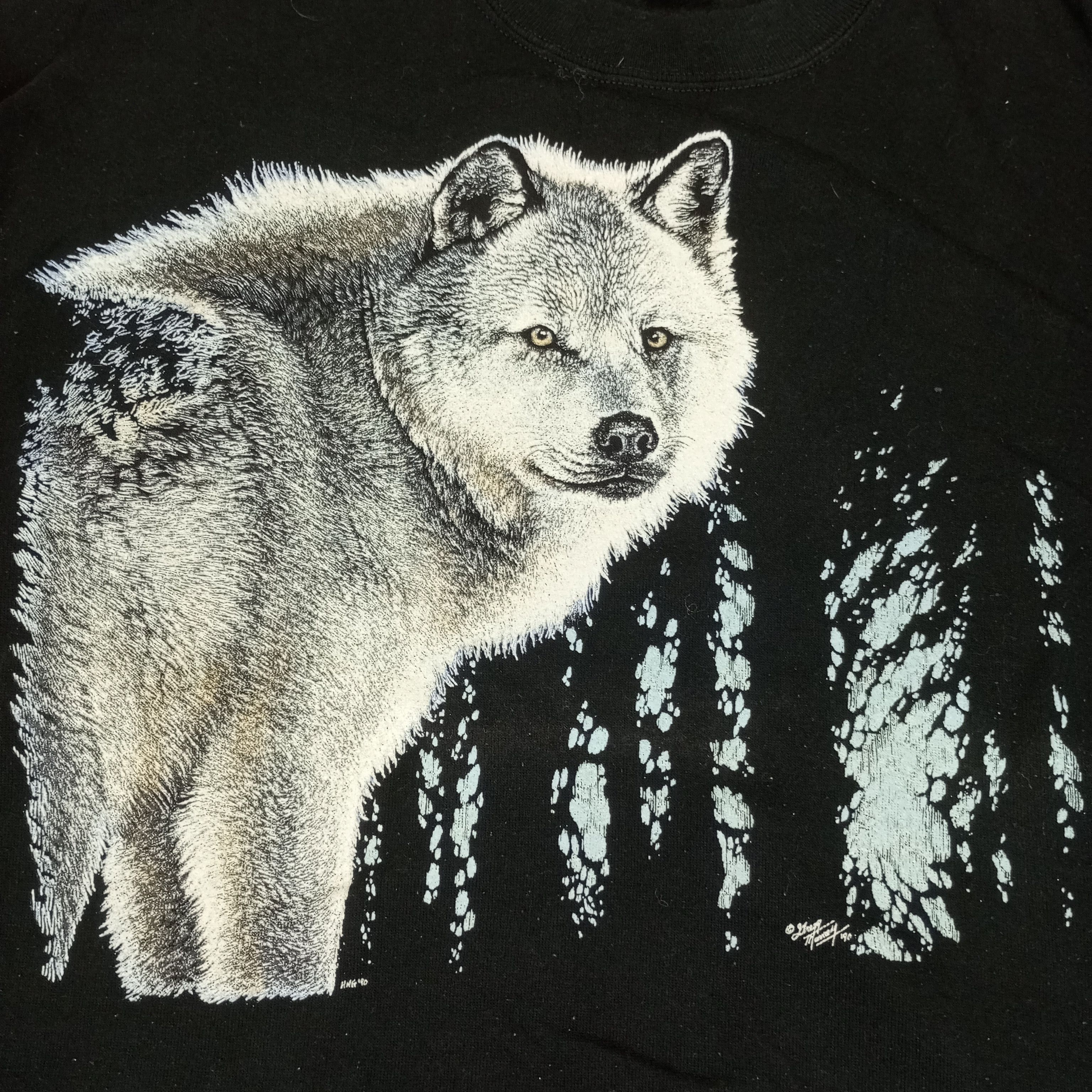 Jerzees × Vintage Animal Habitat Style Streetwear Vintage Sweatshirt Size US M / EU 48-50 / 2 - 2 Thumbnail