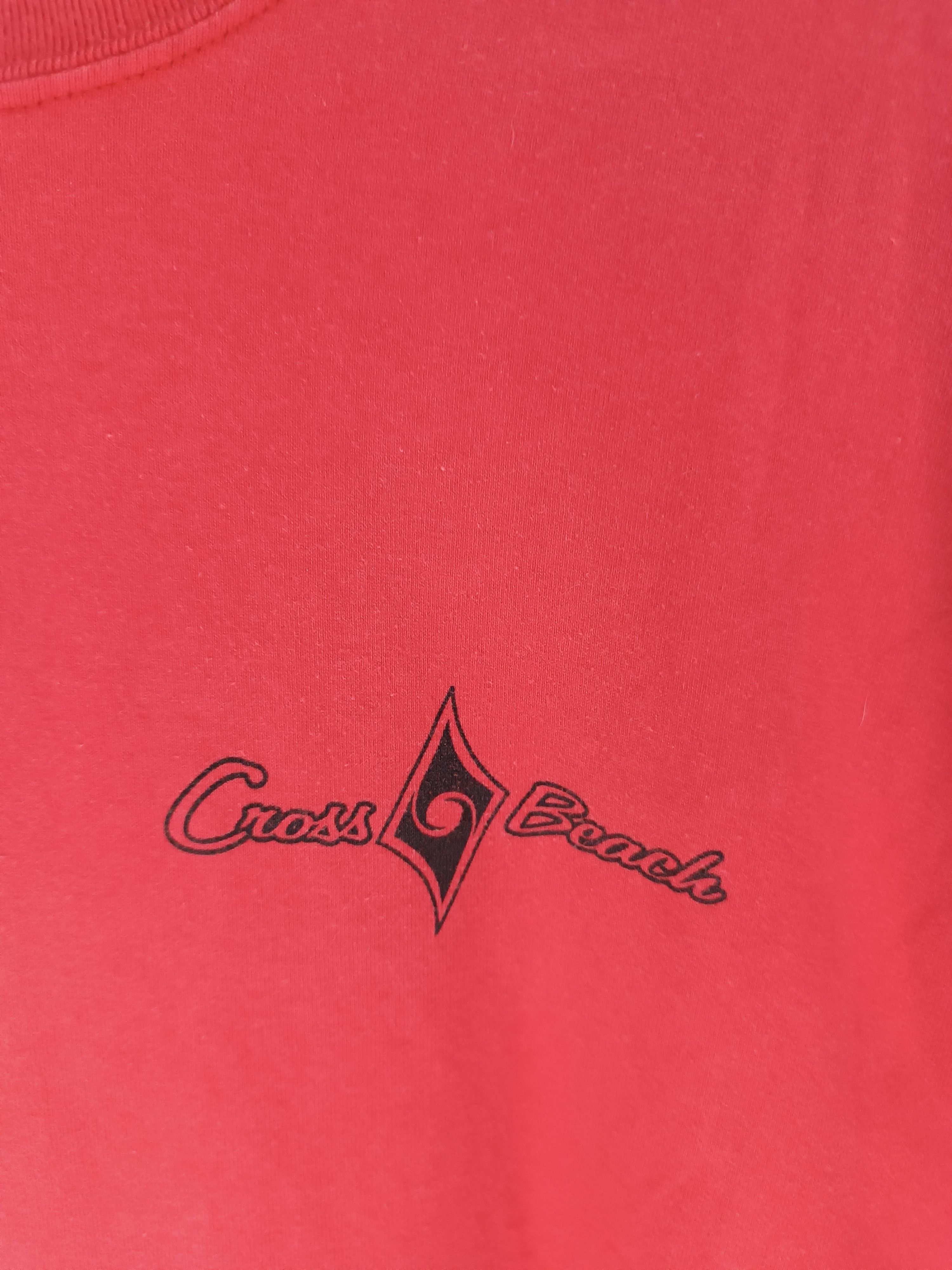 Vintage VINTAGE CROSS BEACH DRAGON SURF LOGO BEACH TEE jnco dogtown Size US M / EU 48-50 / 2 - 9 Thumbnail