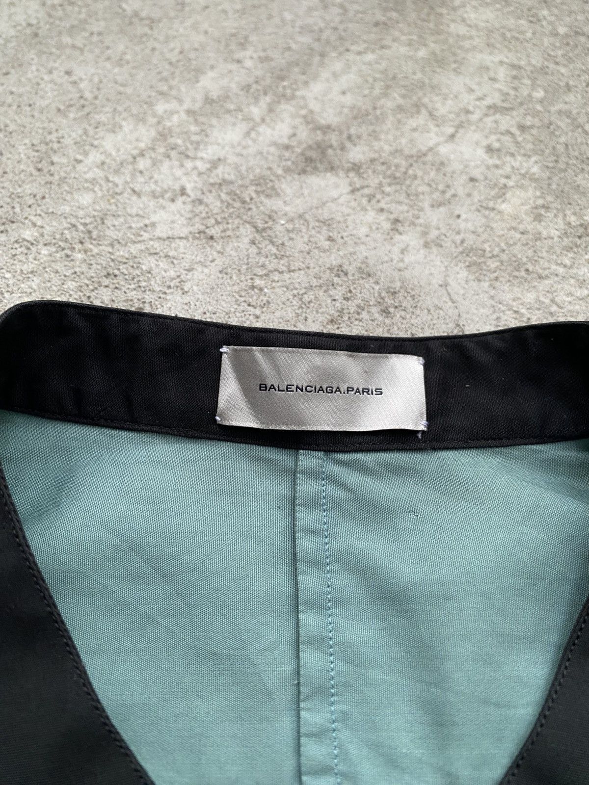 Balenciaga BALENCIAGA PARIS COLORBLOCK BUTTON SHIRT Size US M / EU 48-50 / 2 - 4 Thumbnail