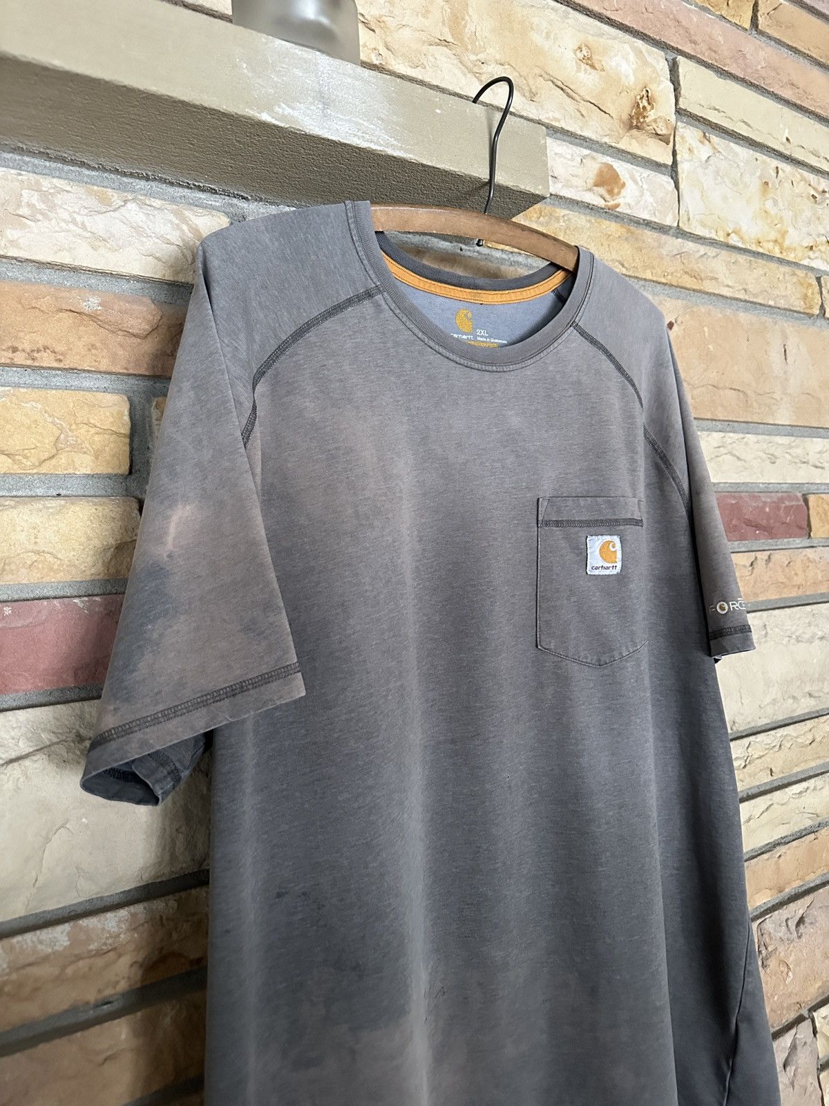 Carhartt Faded Carhartt Activewear Pocket Tee Size US XXL / EU 58 / 5 - 3 Thumbnail