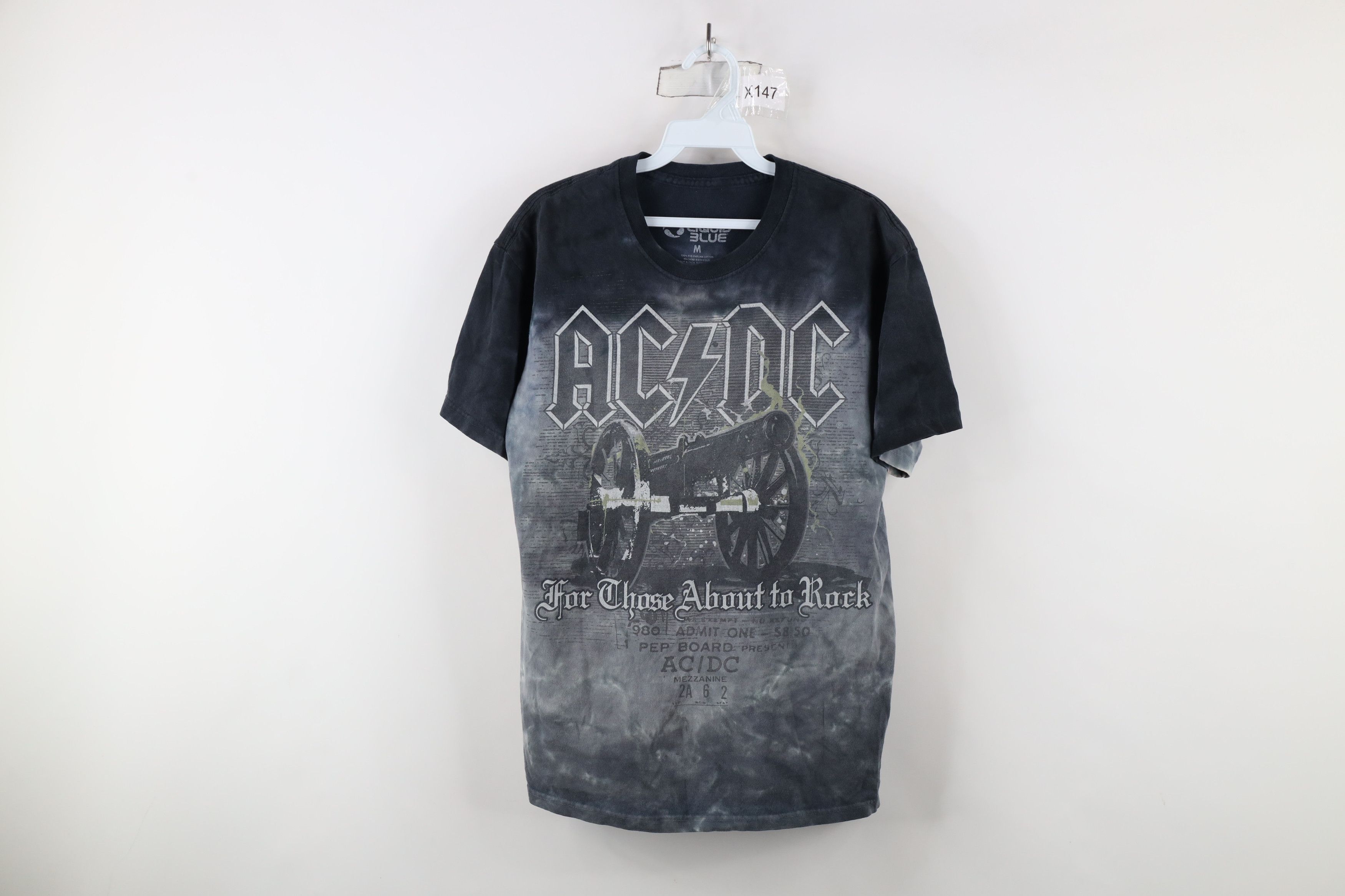 Liquid Blue × Vintage Y2K Liquid Blue For Those About To Rock ACDC Band T-Shirt Size US M / EU 48-50 / 2 - 1 Thumbnail