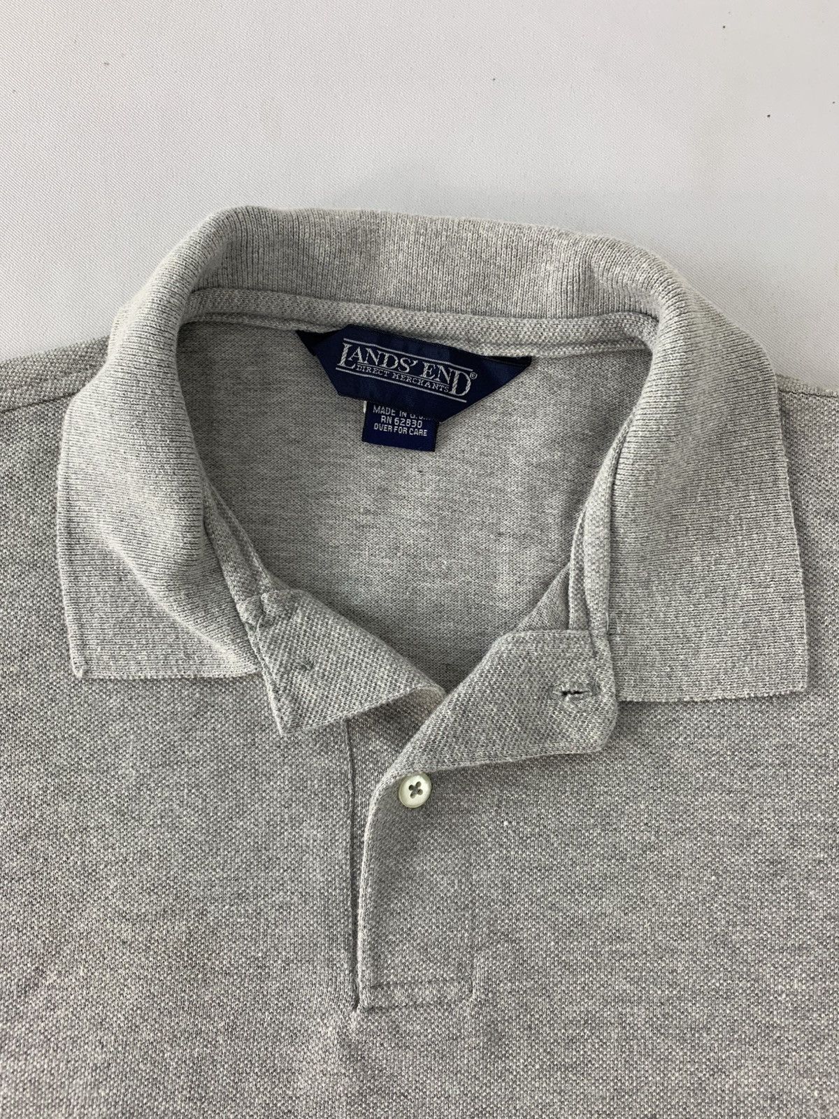 Lands' End 90s Lands’ End Plain Minimalist Polo Tee Size US M / EU 48-50 / 2 - 4 Thumbnail