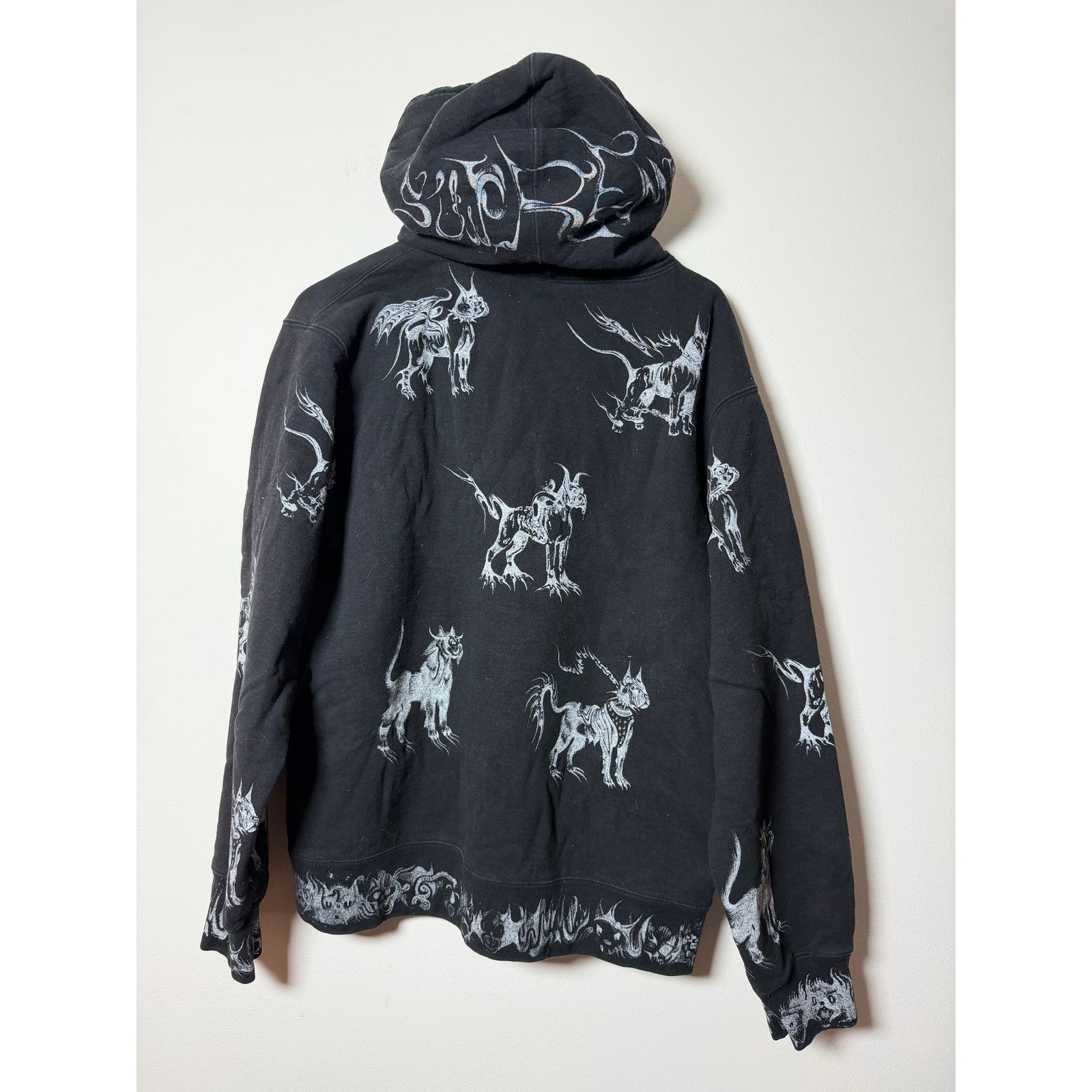 Supreme Supreme Animals Hooded Sweatshirt 'Black' Size US L / EU 52-54 / 3 - 8 Thumbnail