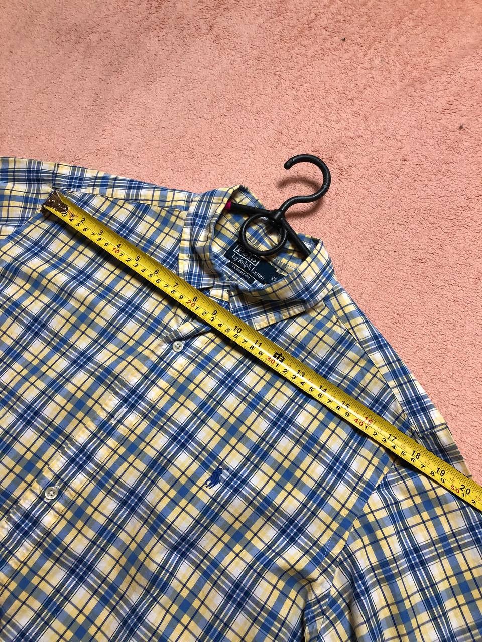 Polo Ralph Lauren Polo Ralph Lauren Collared Shirt Short Sleeve Plaid Size XL Size US XL / EU 56 / 4 - 9 Thumbnail