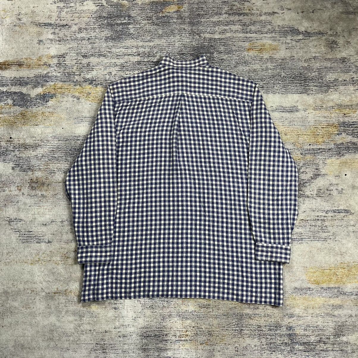 Issey Miyake × Japanese Brand Archive Vintage 80s Issey Miyake Men flannel shirt Size US M / EU 48-50 / 2 - 2 Thumbnail