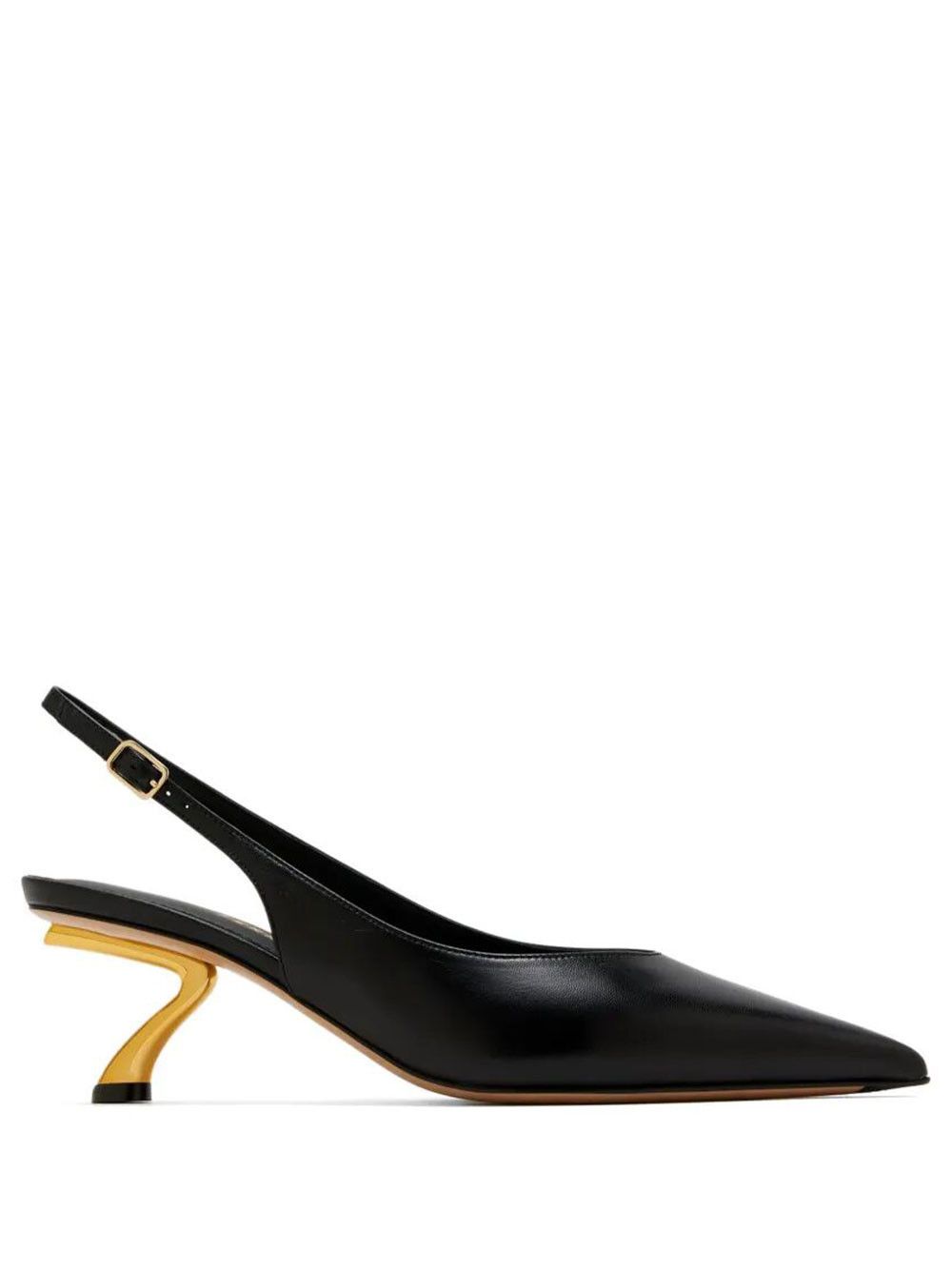 Cleya 55 S-Shaped Leather Slingback, Women's (Size 8)