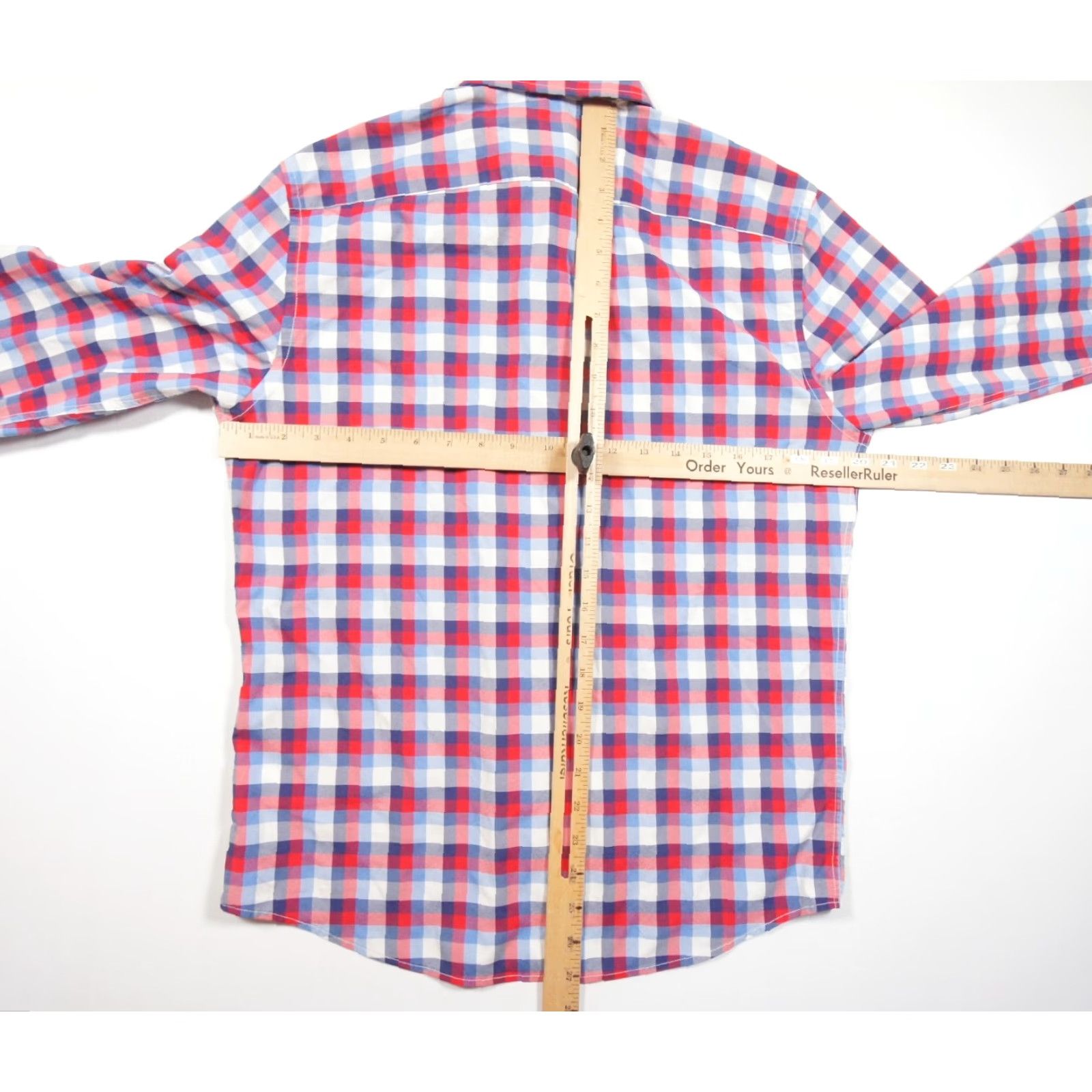 UNTUCKit UNTUCKit Plaid Shirt Mens Medium Button-Up Long Sleeve Slim Fit Stretch Multicolor Preppy Size US M / EU 48-50 / 2 - 7 Thumbnail