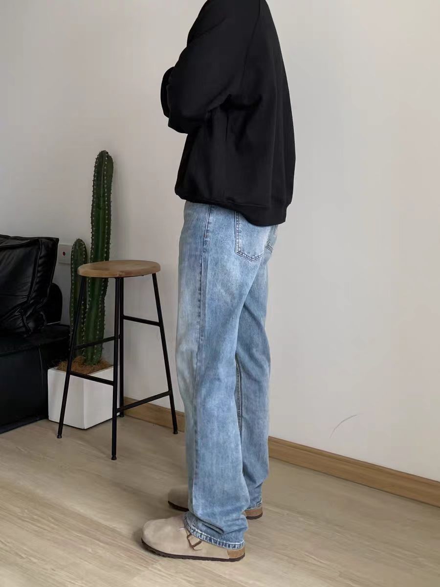 Japanese Brand × Vintage Vintage light blue washed and distressed micro flare jeans Size US 32 / EU 48 - 3 Thumbnail