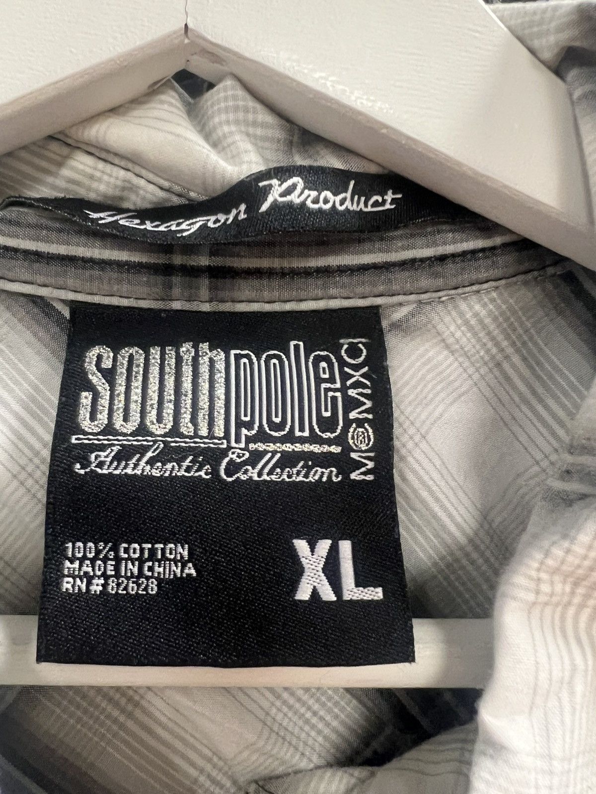 Southpole Vintage Southpole Y2K Button Up Shirt Size US XL / EU 56 / 4 - 2 Thumbnail
