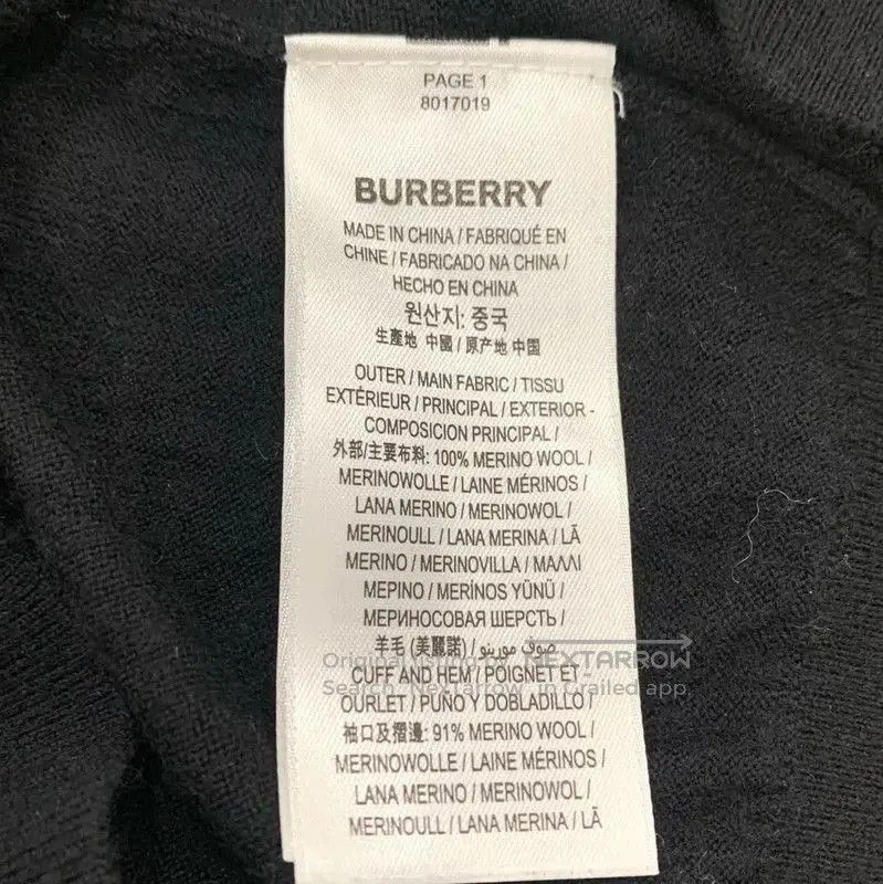Burberry Burberry Black Wool Women's Sweater. Size L / US 10 / IT 46 - 6 Thumbnail