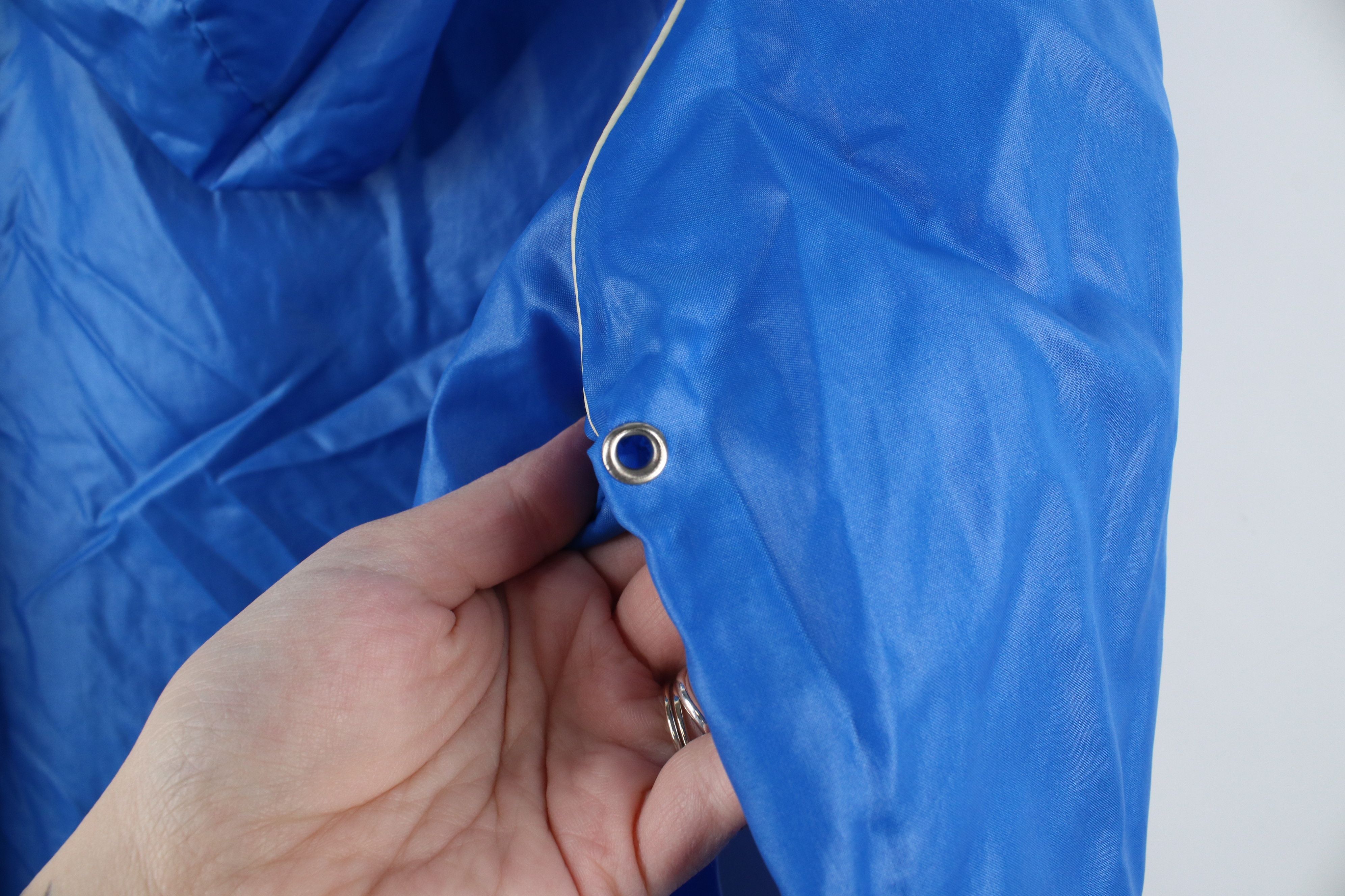 Vintage Vintage 70s 80s Streetwear Mills Packable Anorak Jacket Blue Size US M / EU 48-50 / 2 - 13 Thumbnail