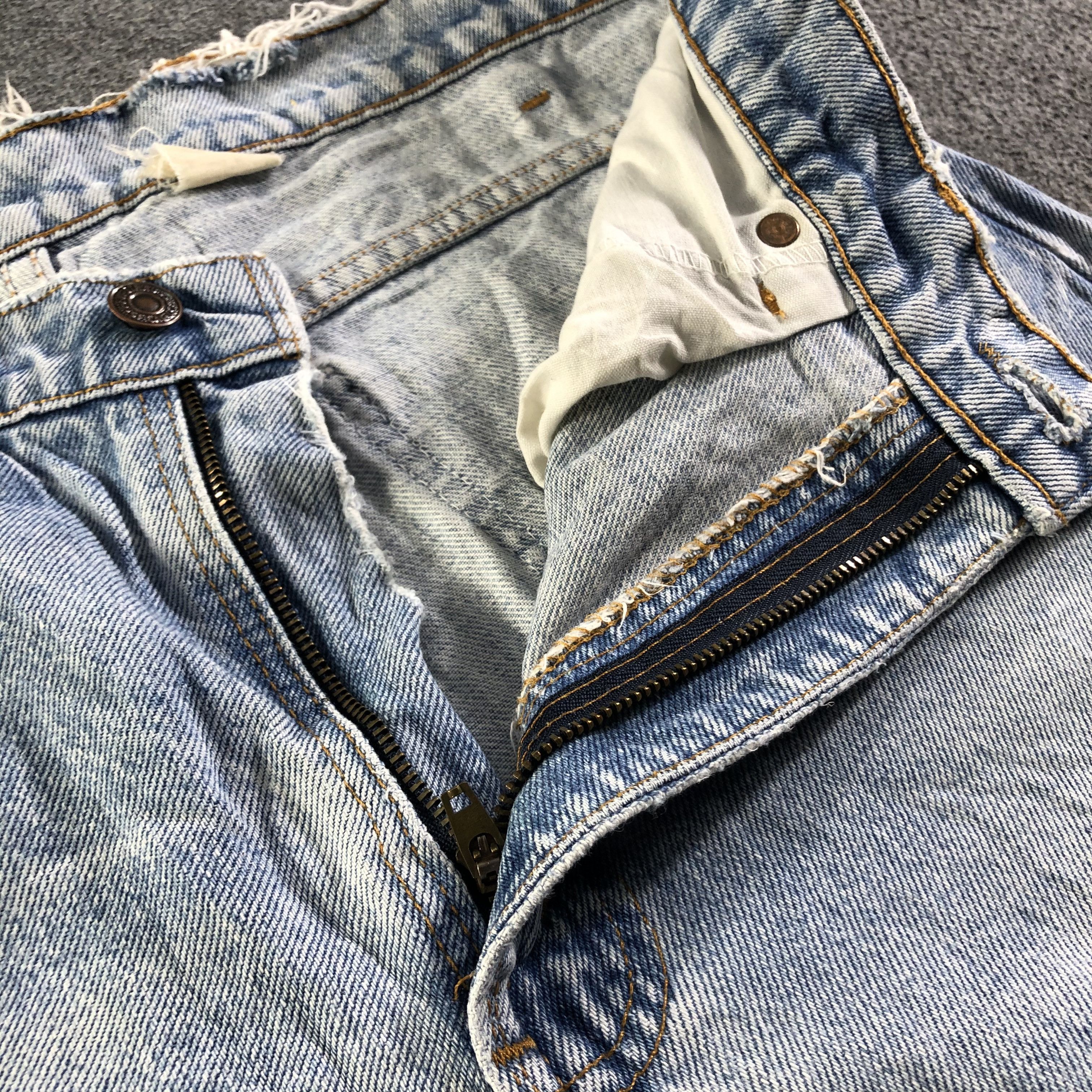 Levi's Vintage Light Wash Levis 505 Orange Tab Jeans-J4530 Size US 32 / EU 48 - 9 Thumbnail